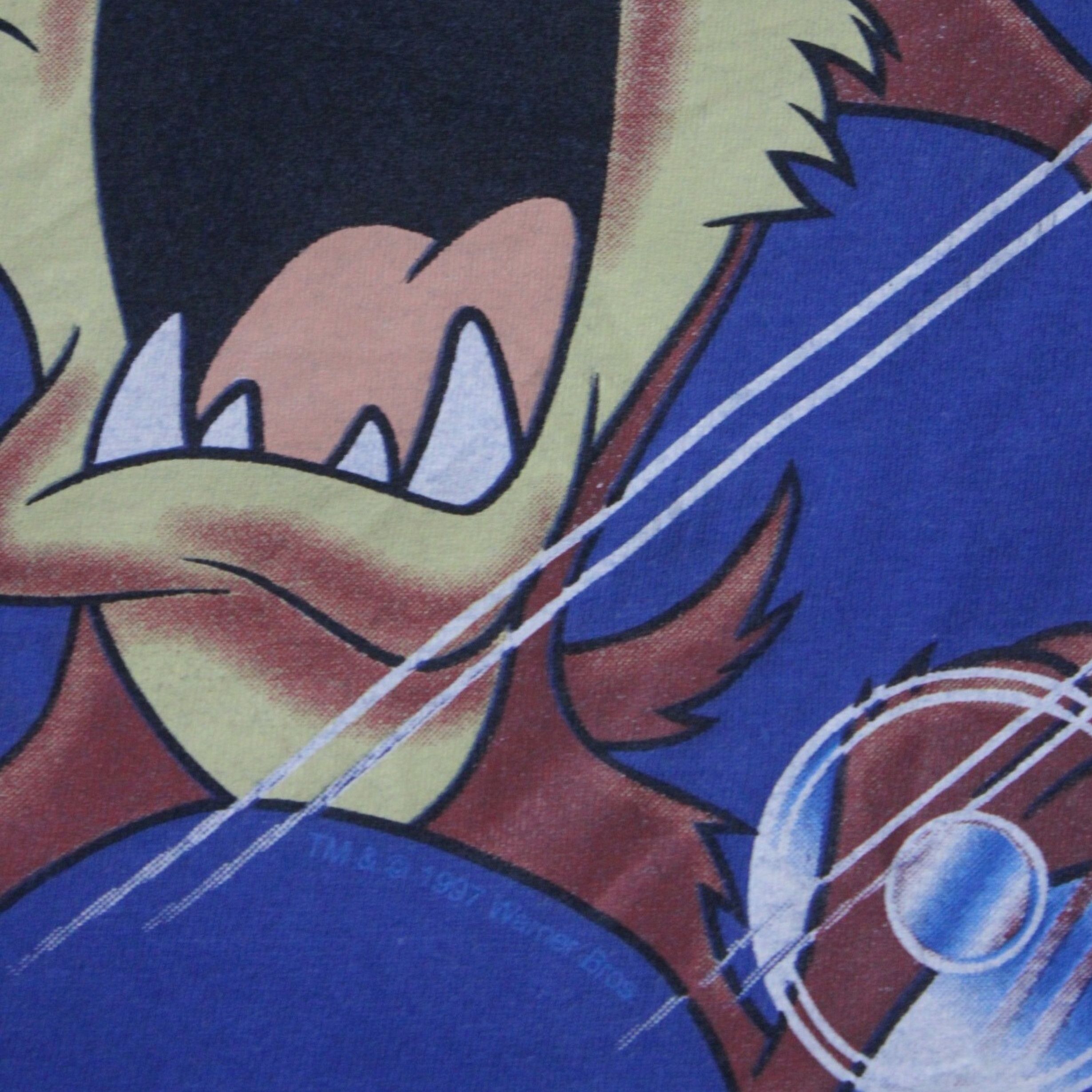 Vintage 1997 LOONEY TUNES TAZ “FLORIDA” TEE Size US L / EU 52-54 / 3 - 3 Thumbnail