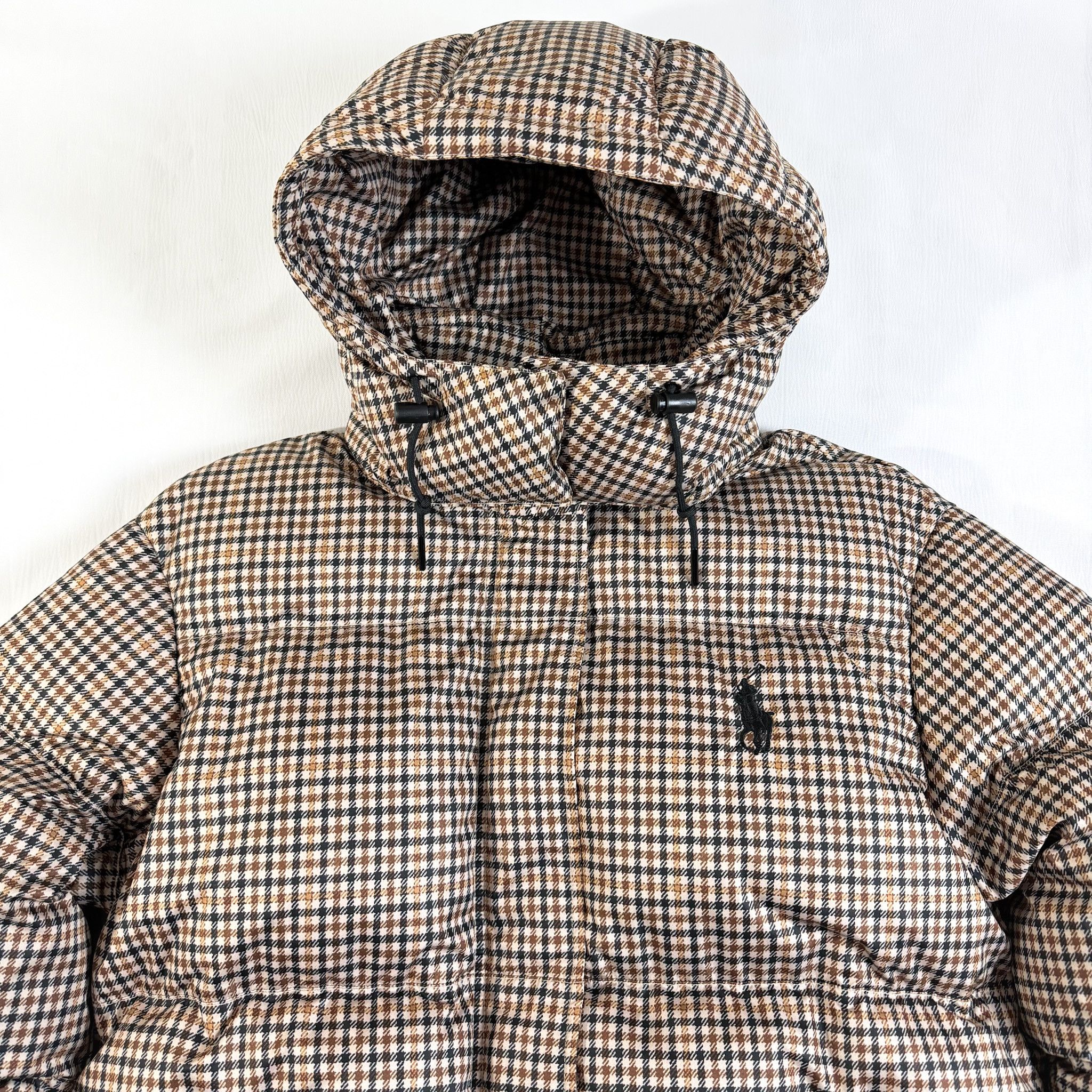 Polo Ralph Lauren Polo Ralph Lauren Houndstooth Goose-down Puffer Jacket Size L / US 10 / IT 46 - 3 Thumbnail