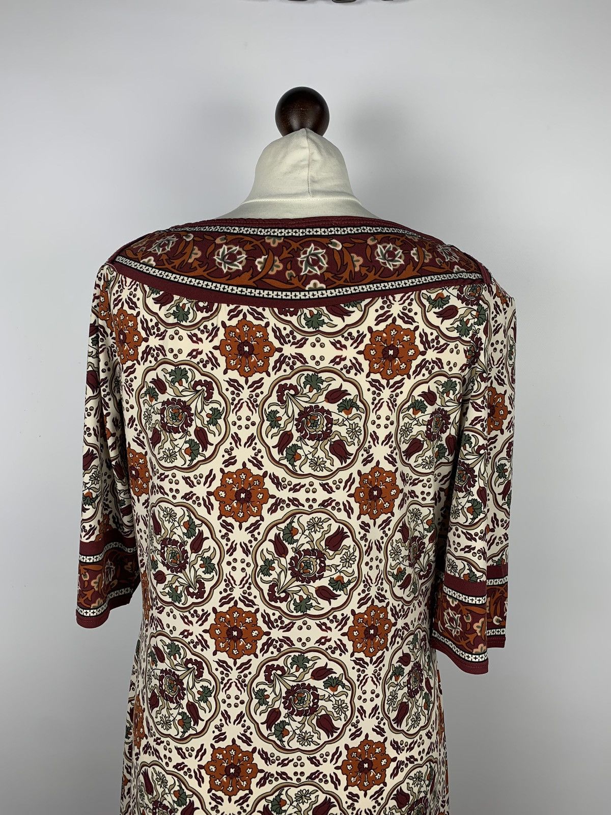 Max Mara Max Studio Paisley Pattern Midi Knee Length Dress Size XL Size XL / US 12-14 / IT 48-50 - 6 Thumbnail