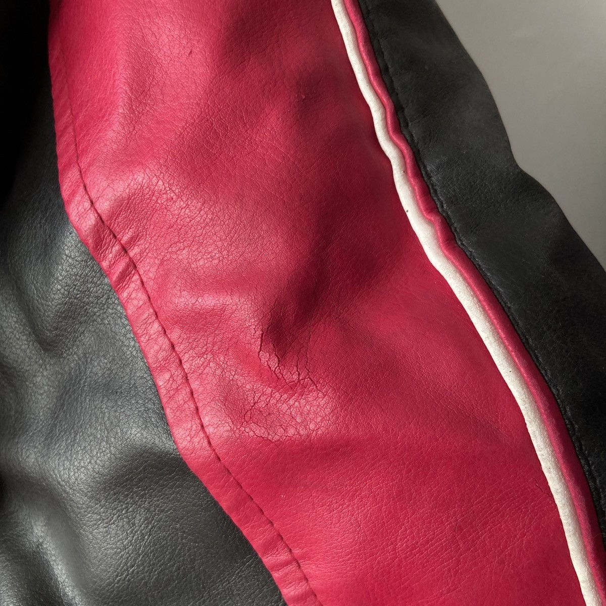 Jordan Brand Michael Jordan Vintage Leather Bomber Jacket Size US S / EU 44-46 / 1 - 8 Thumbnail