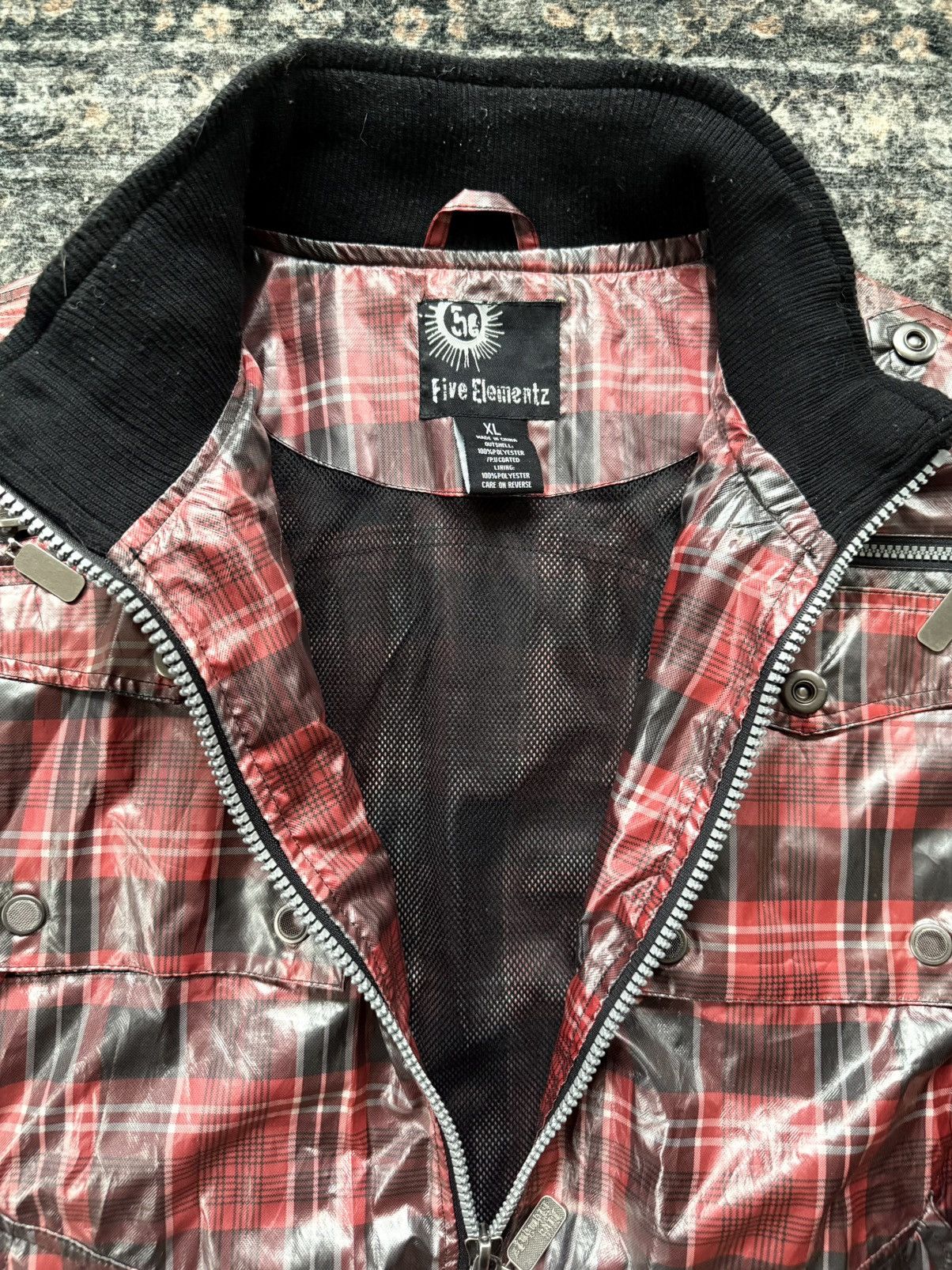 Other Rare 2000s Five Element Plaid bomber Jacket Size US XL / EU 56 / 4 - 8 Thumbnail