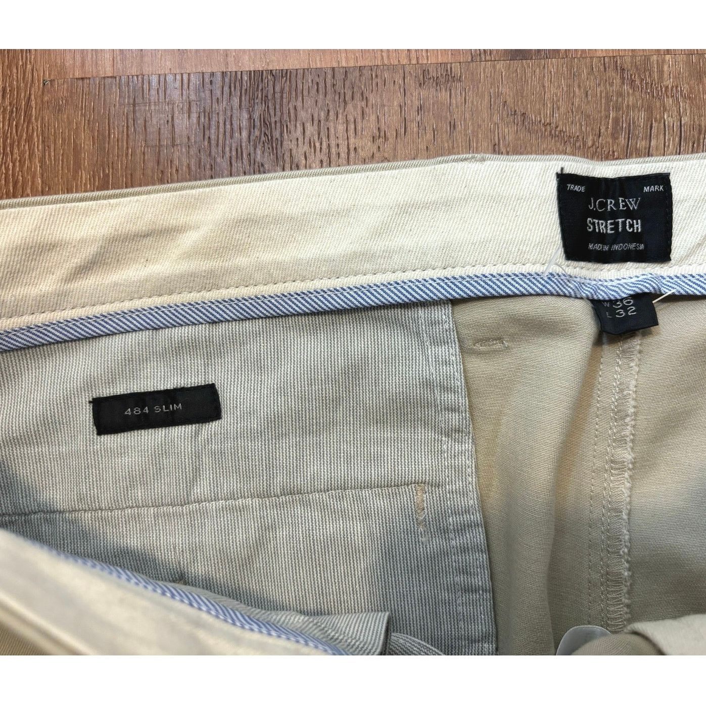 J.Crew NWOT J.Crew Slim Fit Flex Chino Pant Light Khaki Size 36x32 Size US 36 / EU 52 - 4 Thumbnail
