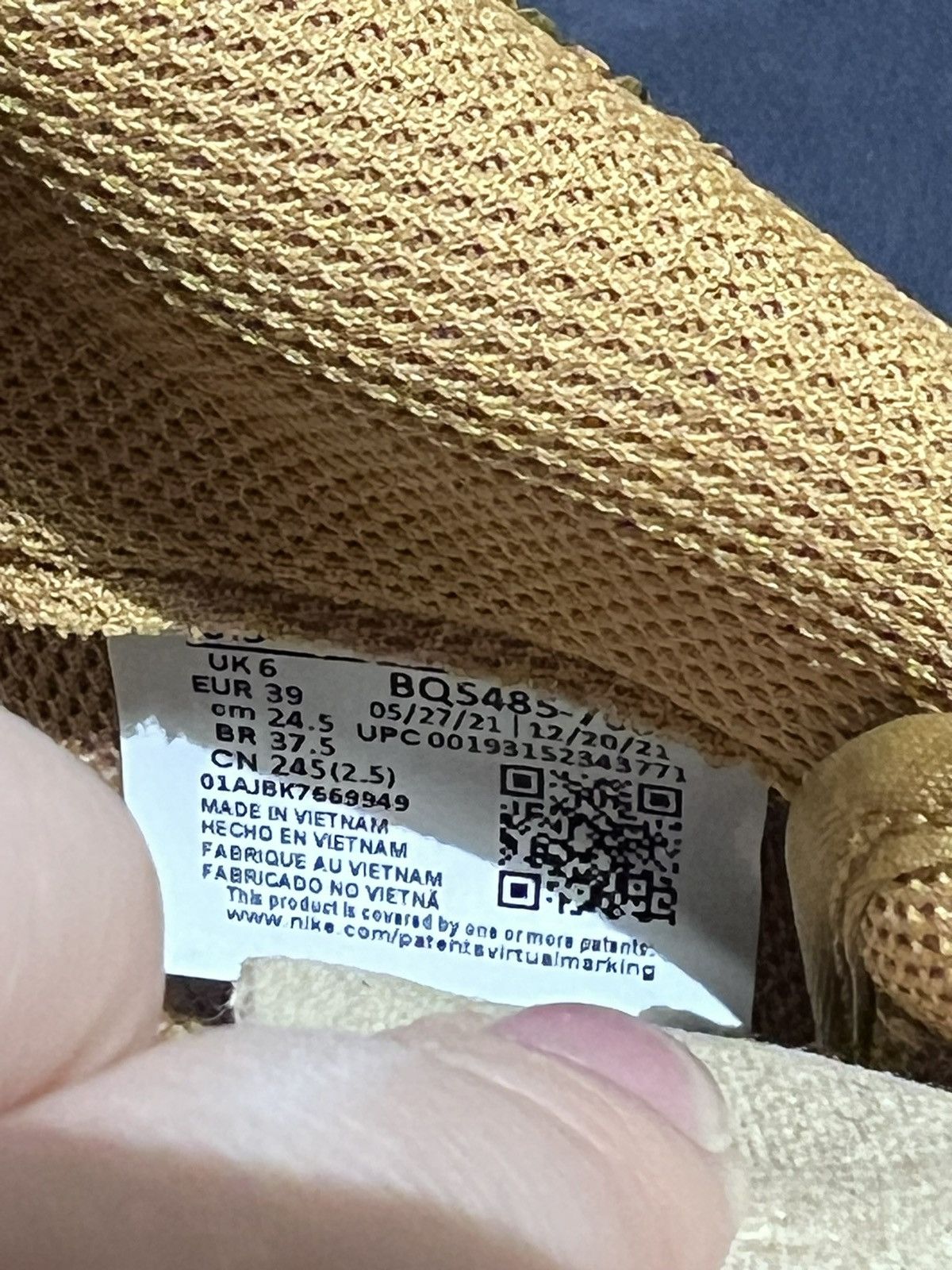 Nike Nike Air Force 1 golden crystal customized 1/1 Size US 8.5 / IT 38.5 - 7 Thumbnail