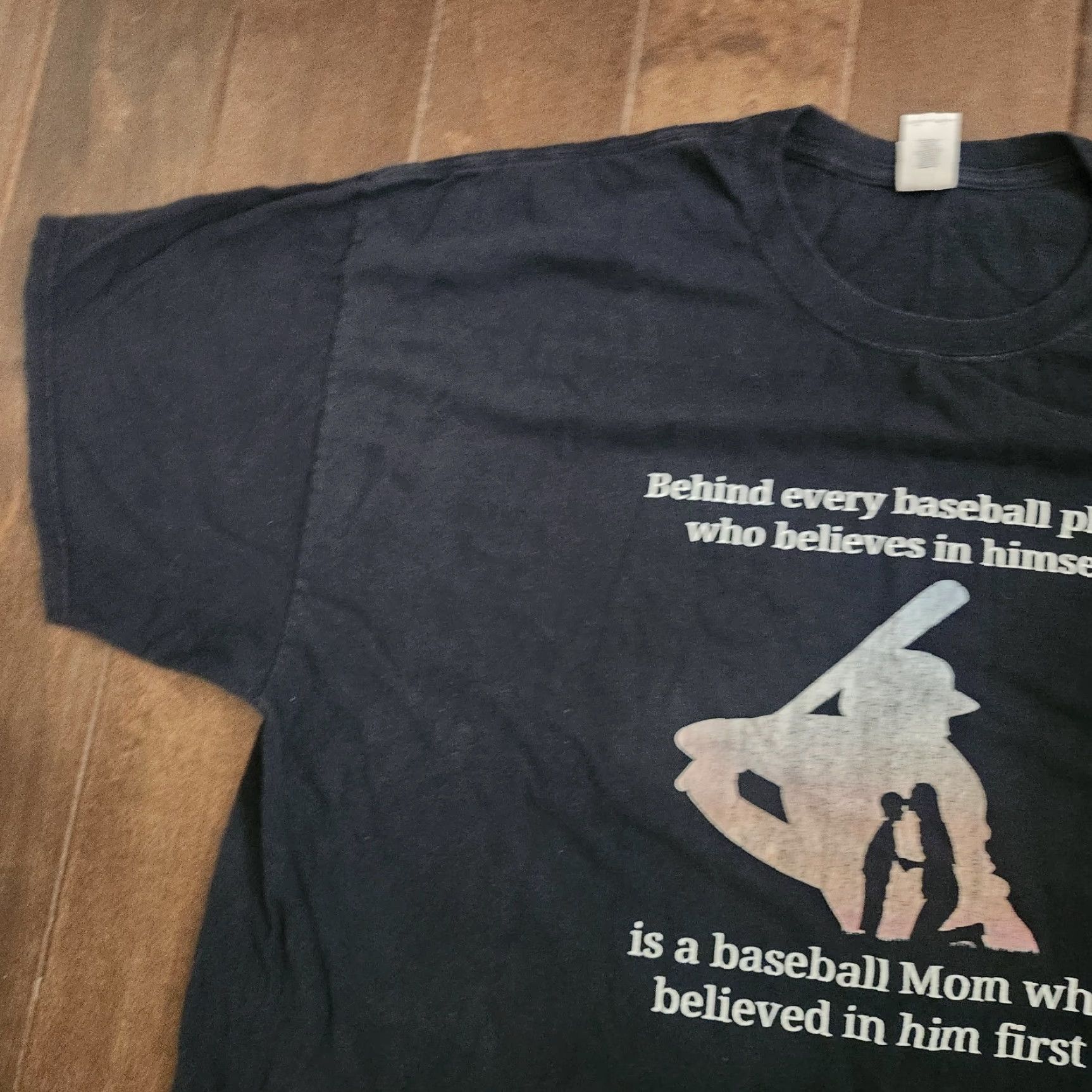 Gildan Baseball Mom Graphic T Shirt Gildan Short Sleeve 3XL Black Women? Size US XXL / EU 58 / 5 - 4 Thumbnail