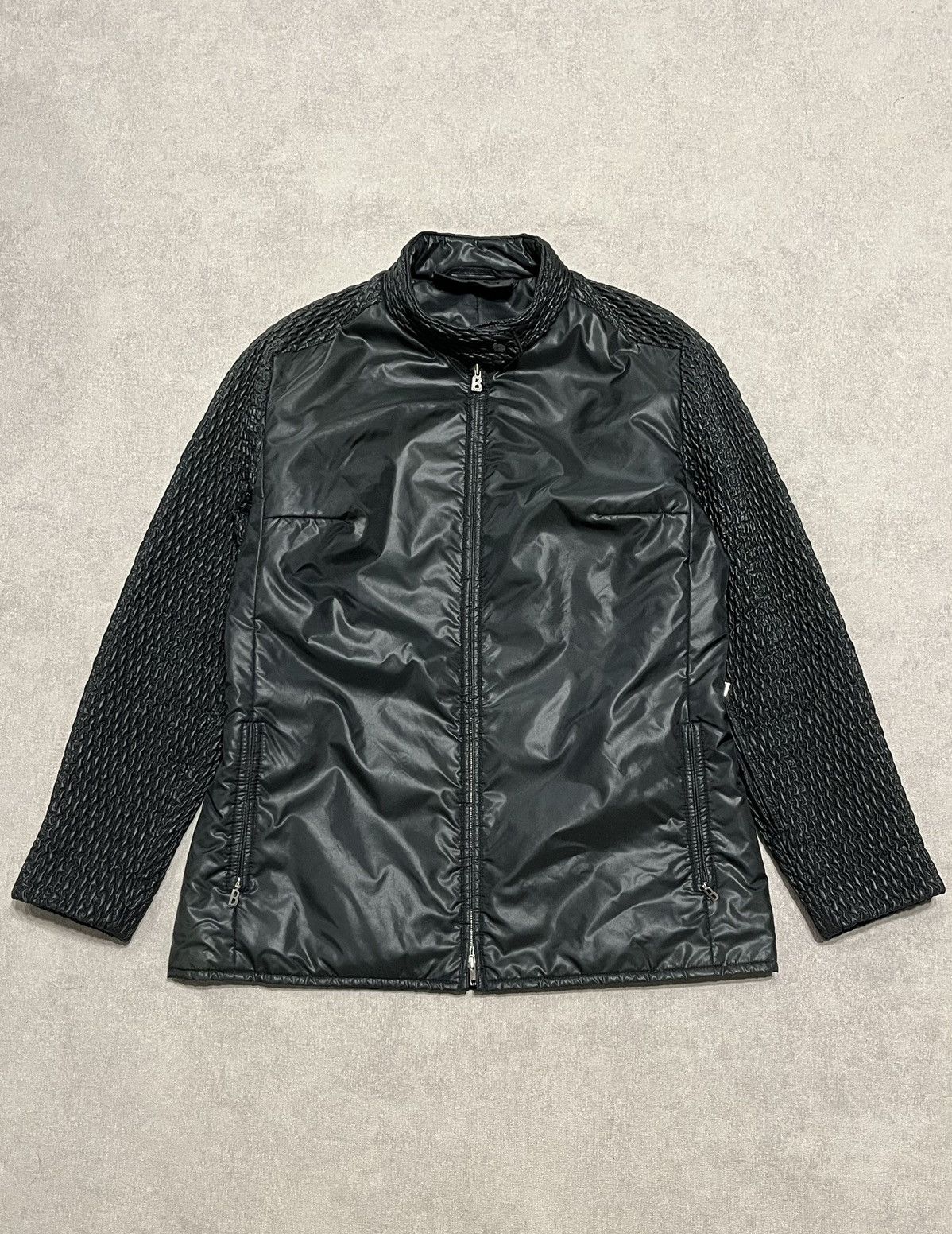 Bogner Bogner Womens Black Race Jacket Nylon Zip Up Vintage Size 44 Size M / US 6-8 / IT 42-44 - 1 Thumbnail