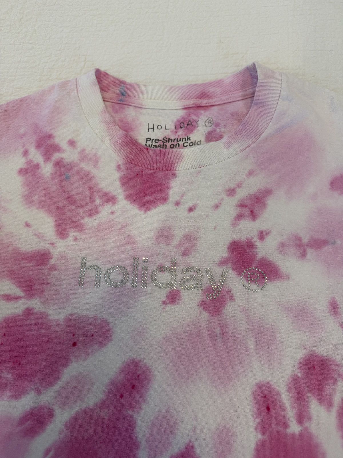 Holiday Brand Holiday Brand Bedazzled Logo T-Shirt (Tie Dyed) Size US L / EU 52-54 / 3 - 2 Thumbnail
