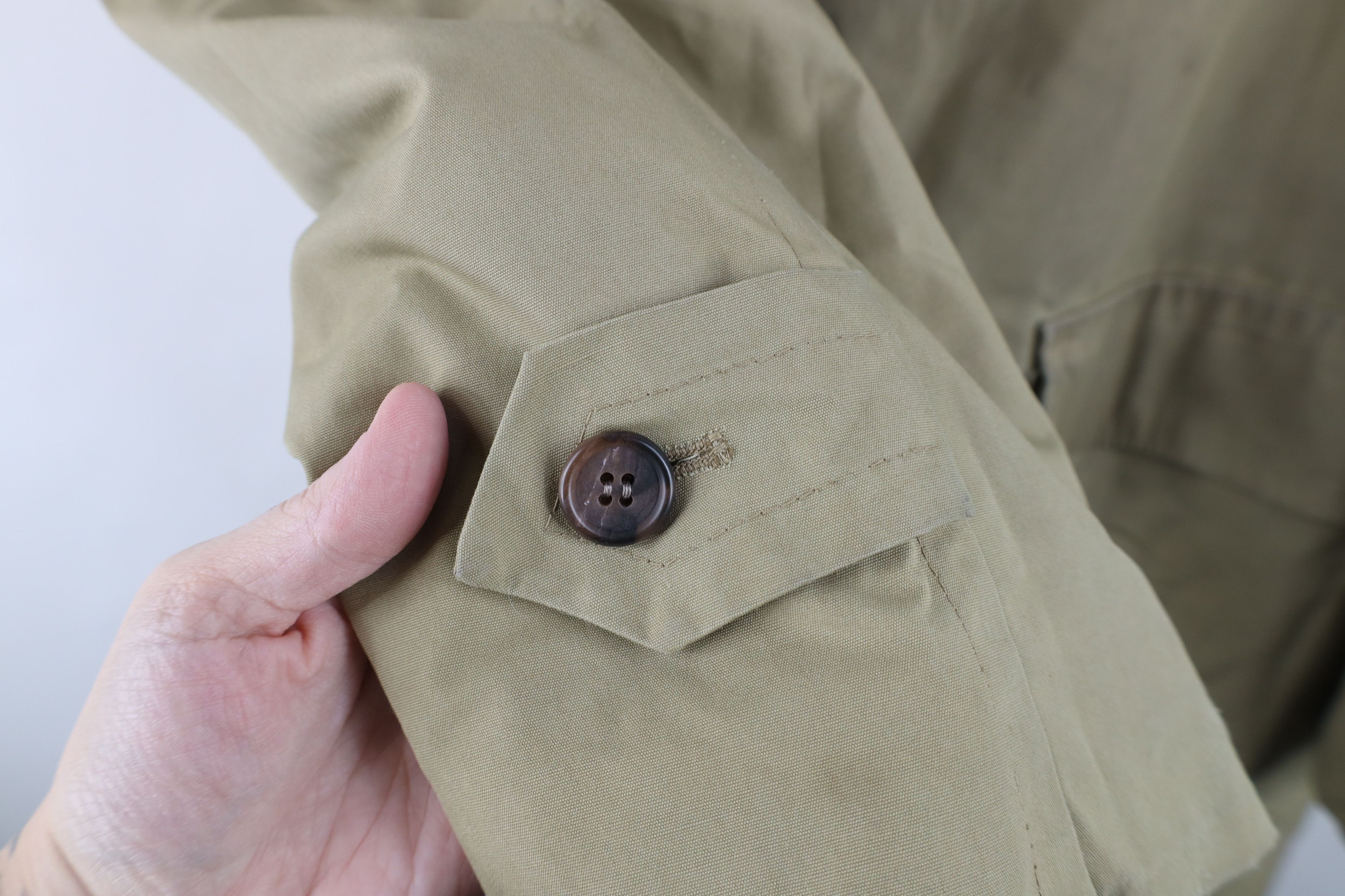 Vintage Vintage 70s Streetwear Collared Trench Coat Jacket USA Size US L / EU 52-54 / 3 - 8 Thumbnail