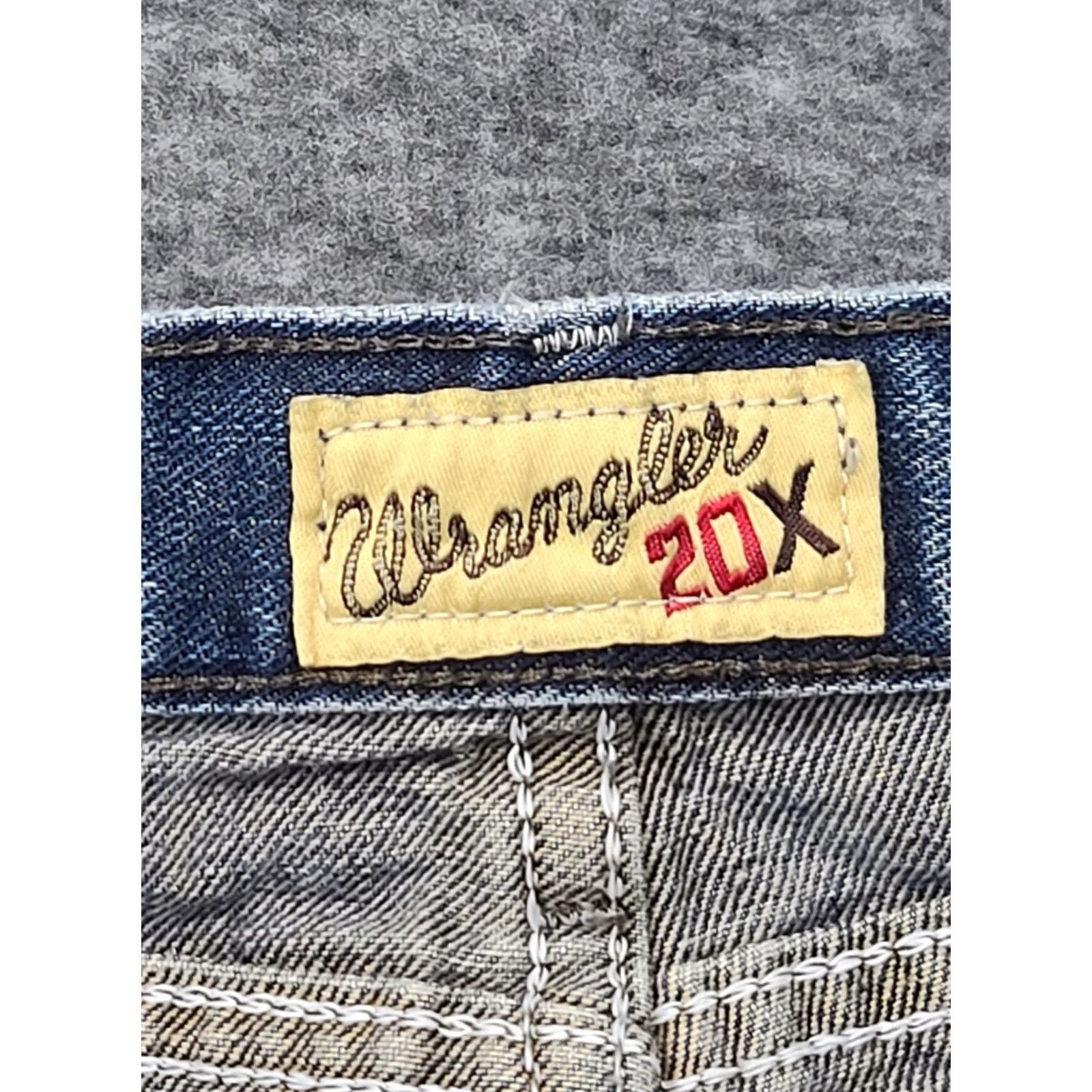 Wrangler Wrangler 20X Jeans Men 38x36 Blue Cotton Straight Leg Relaxed Fit Workwear Size US 38 / EU 54 - 2 Thumbnail
