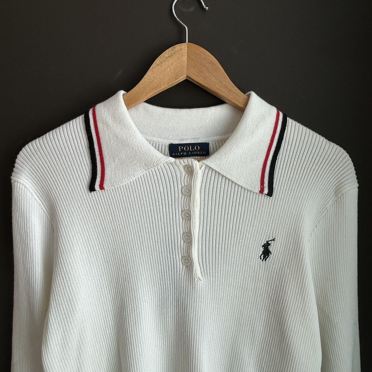 Polo Ralph Lauren NEW Polo Ralph Lauren Collar White Top Size S / US 4 / IT 40 - 3 Thumbnail