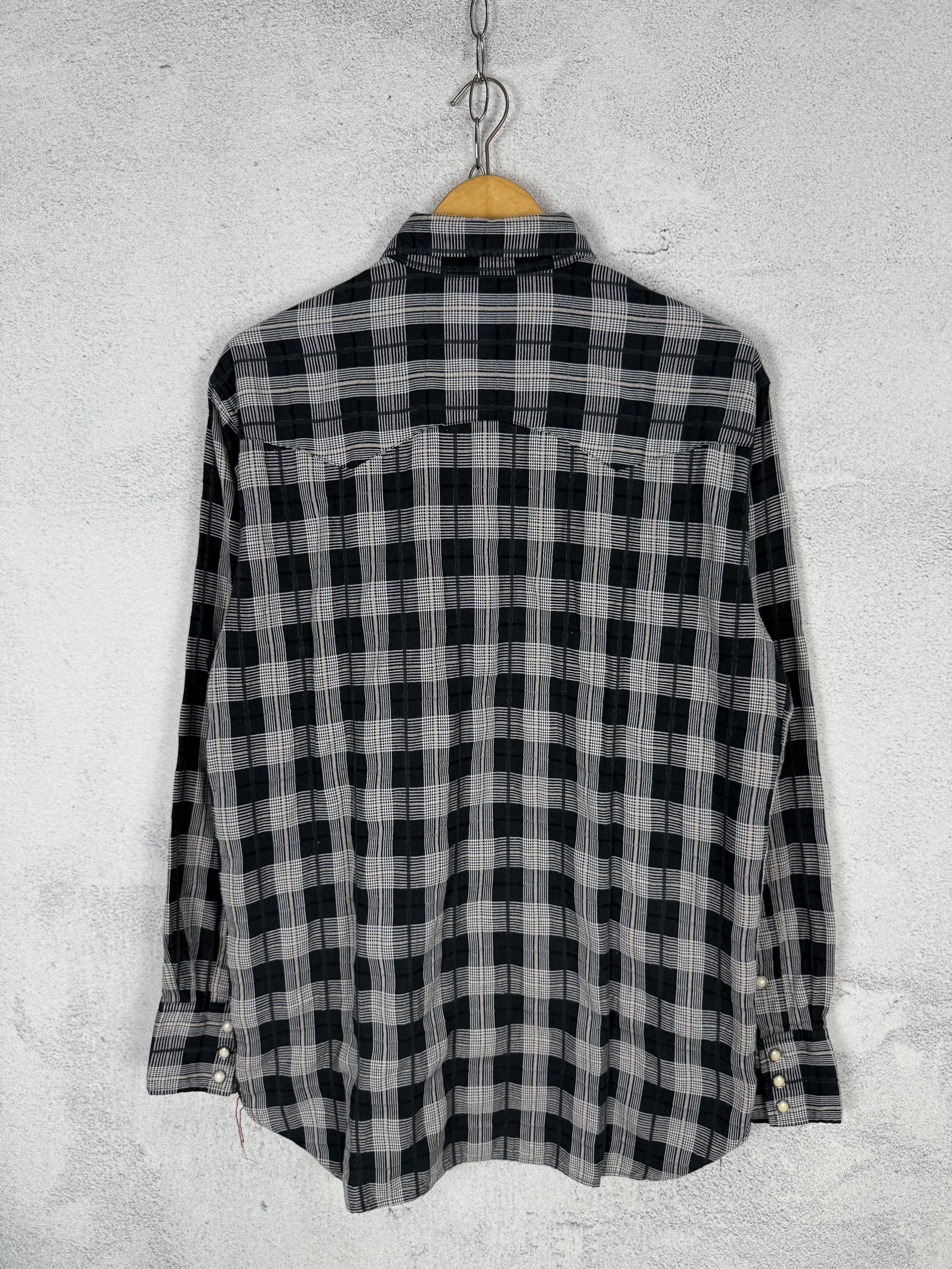 Sugar Cane Vintage Sugar Cane Western Plaid Shirt Size US L / EU 52-54 / 3 - 3 Thumbnail