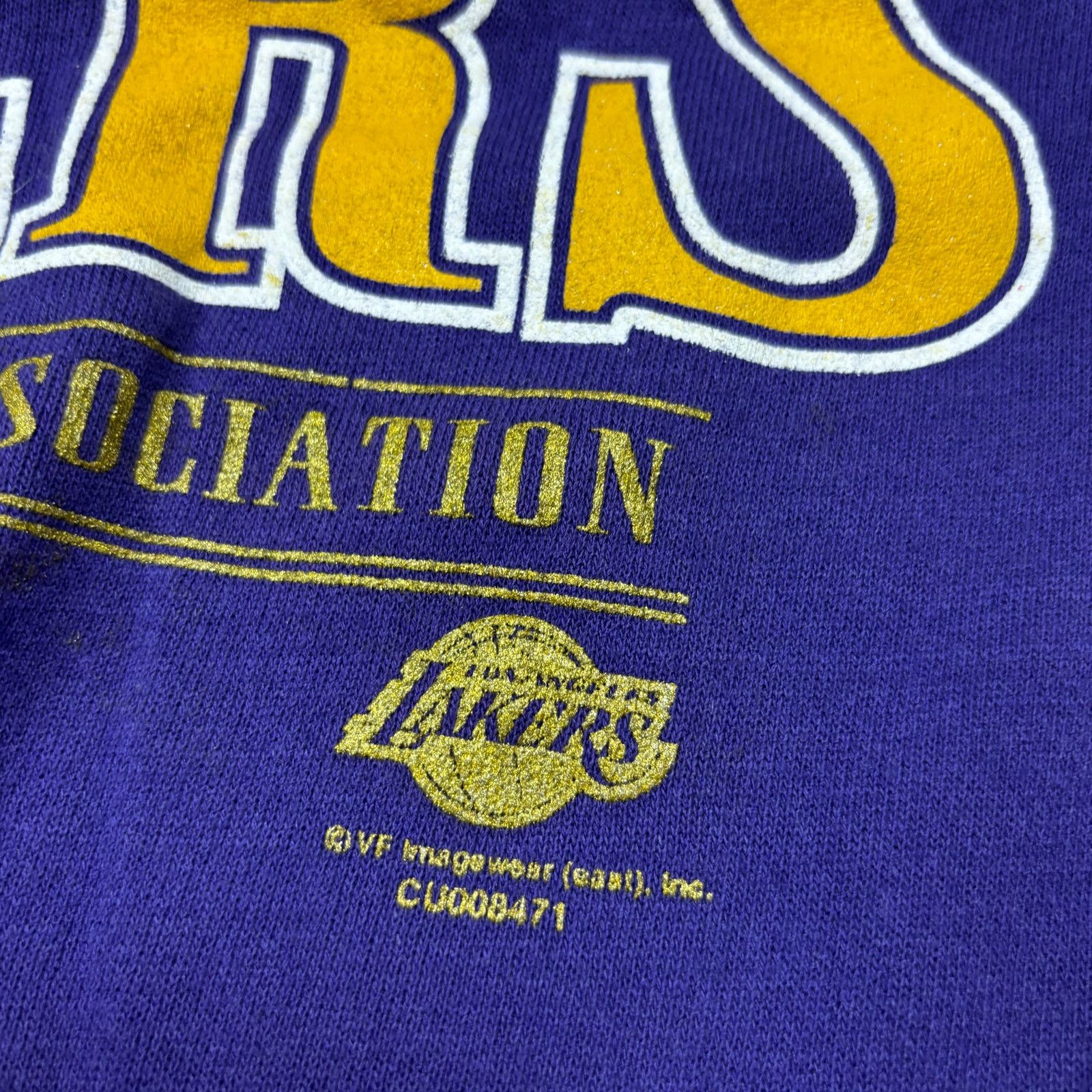 CSA × NBA × Vintage Vintage 90s Los Angeles Lakers NBA Crew Sweatshirt Men's M Size US M / EU 48-50 / 2 - 8 Thumbnail