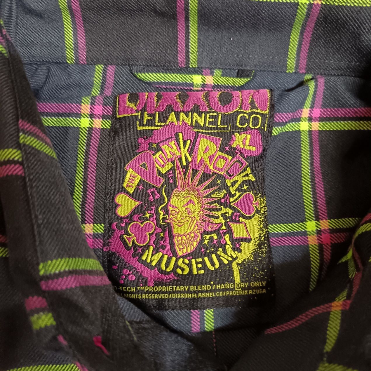 Dixxon Dixxon Flannel Punk Rock Museum Shirt Size US XL / EU 56 / 4 - 7 Thumbnail