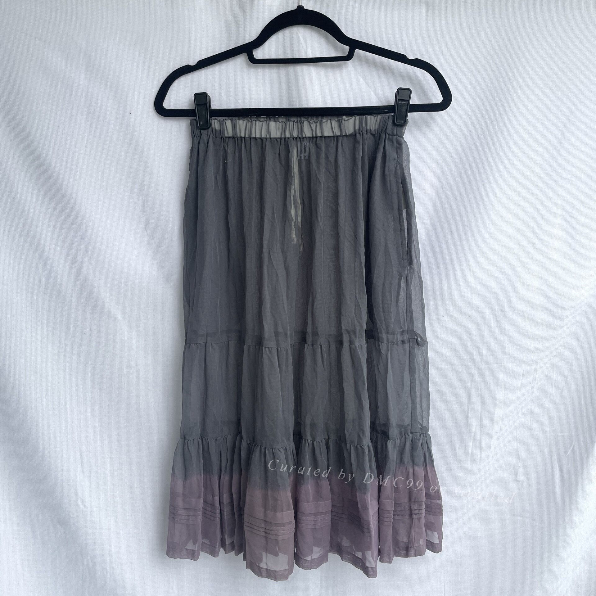 Rei Kawakubo Comme des Garcons Vintage Pleated Tulle Skirt Size 34" / US 12 / IT 48 - 1 Thumbnail
