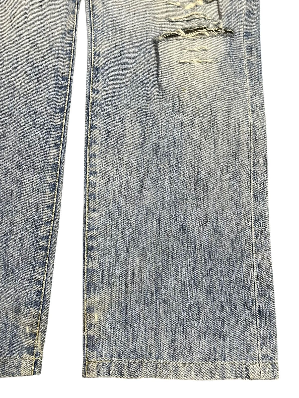 14th Addiction Vintage Japanese Brand Blue Wash Distressed Style Jeans Size US 34 / EU 50 - 8 Thumbnail
