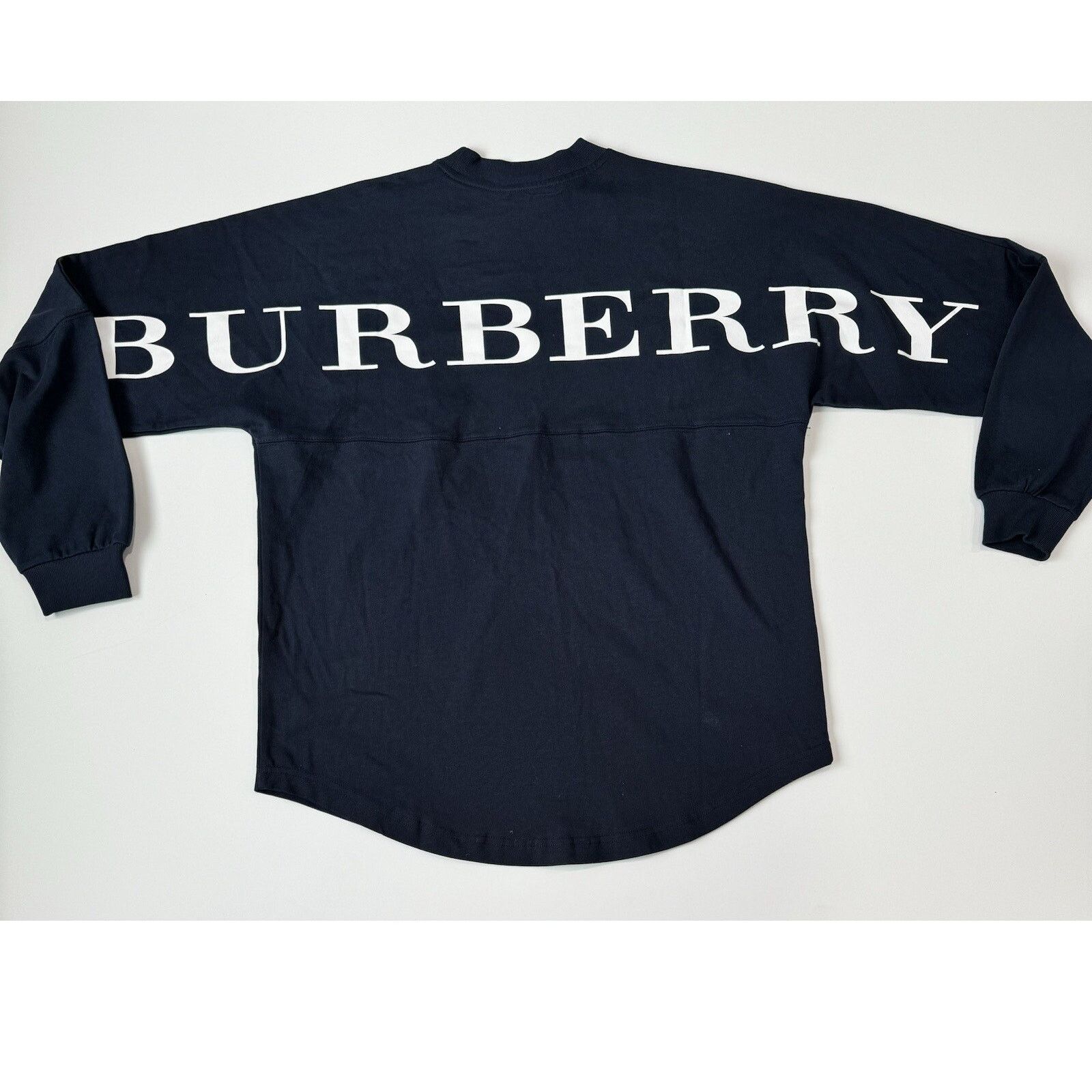 Burberry BURBERRY LOGO OVERSIZE SWEATER Size XS Navy Size US XS / EU 42 / 0 - 1 Thumbnail