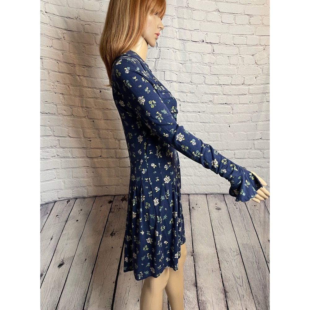 Free People NWT New $128 Free People Good Days Floral Print Mini Blue D Size M / US 6-8 / IT 42-44 - 4 Thumbnail
