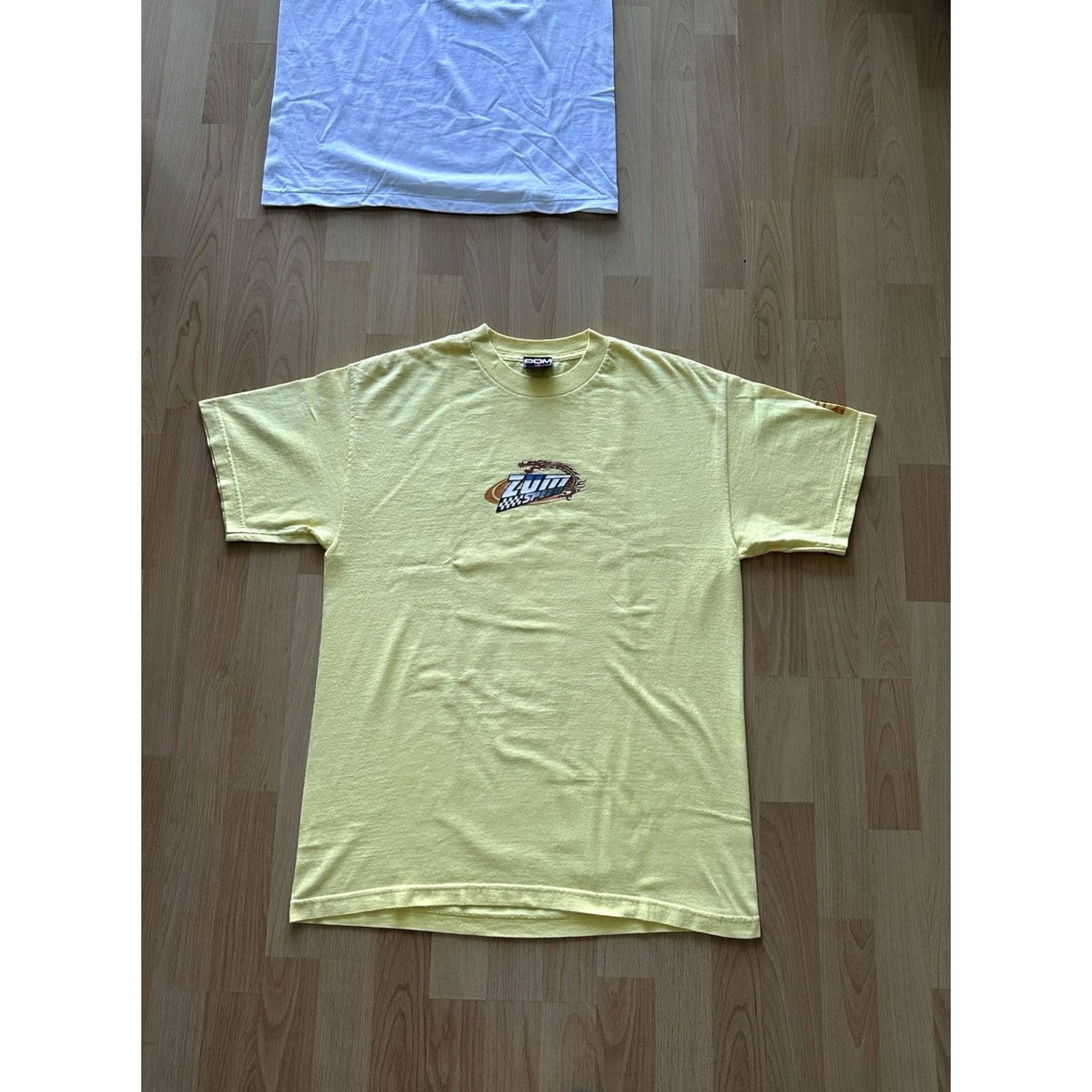 Vintage VINTAGE ODM Shirt Mens L Y2K Graphic Dragon Zum Speed Tank Car Grail JNCO Style T-Shirt Size US L / EU 52-54 / 3 - 6 Thumbnail