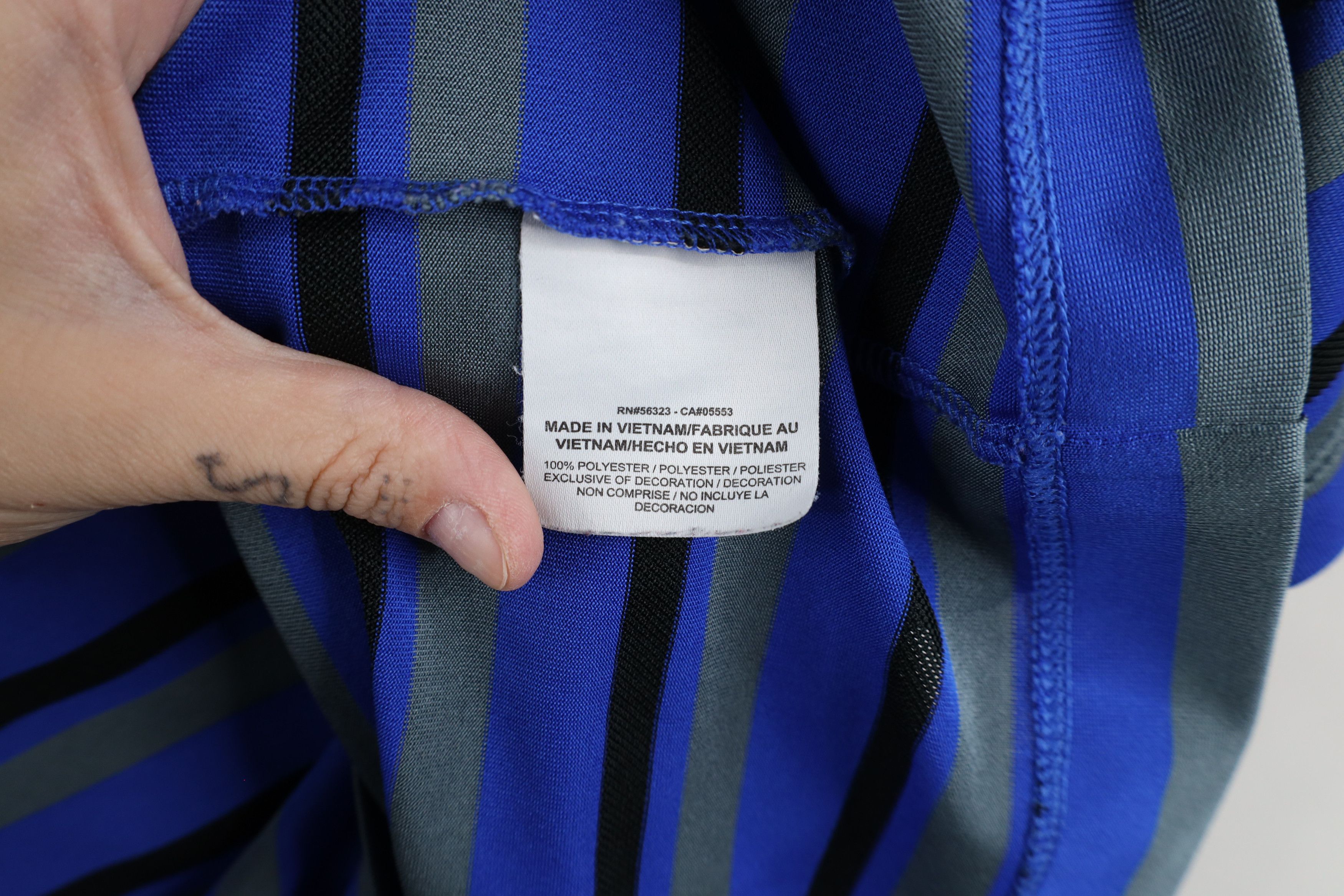 Nike × Vintage Nike Golf Performance Striped Block Knit Collared Polo Shirt Size US XL / EU 56 / 4 - 7 Thumbnail