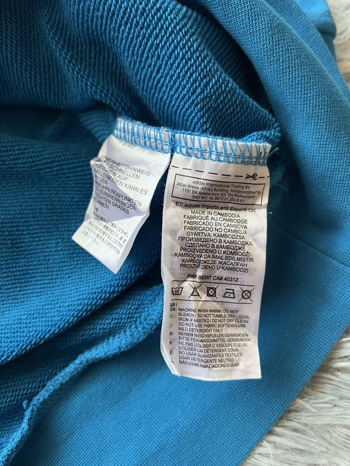 Adidas Adidas Men's Real Madrid Sweat Top Sweatshirt Size US XXL / EU 58 / 5 - 6 Thumbnail