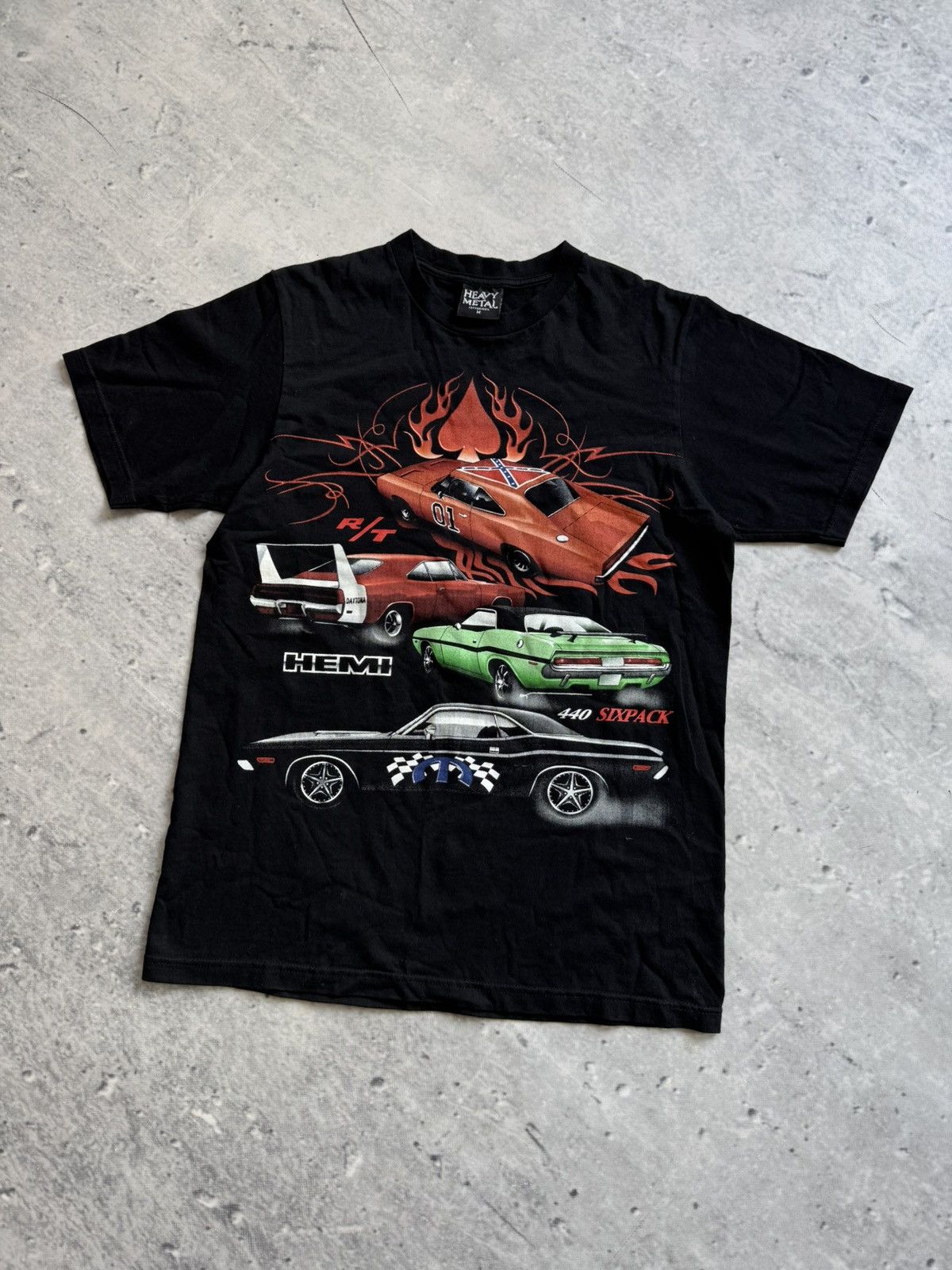 Vintage 🔥Vintage Heavy Metal tee Cars Daytona 440 Sixpack Size US M / EU 48-50 / 2 - 1 Thumbnail