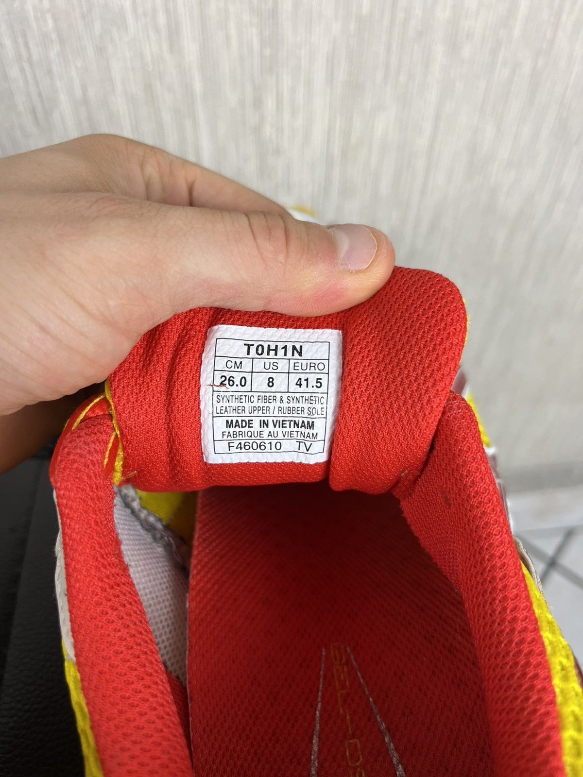 Asics Vintage Asics gel-os sky speed asymmetric laces mesh shoes Size US 8.5 / EU 41-42 - 24 Thumbnail