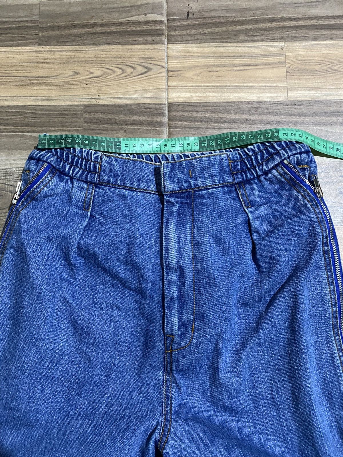Juun.J JUUN J ZIP SHORT DENIM Size US 30 / EU 46 - 12 Thumbnail