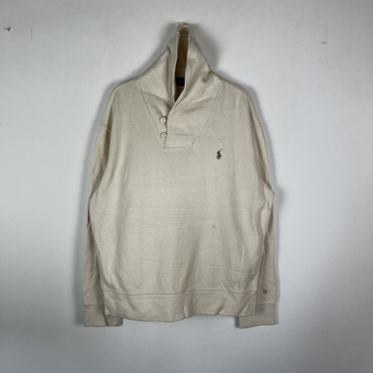Polo Ralph Lauren Vintage Polo Plain Sweatshirt Small Logo Embroidery Size US L / EU 52-54 / 3 - 1 Thumbnail