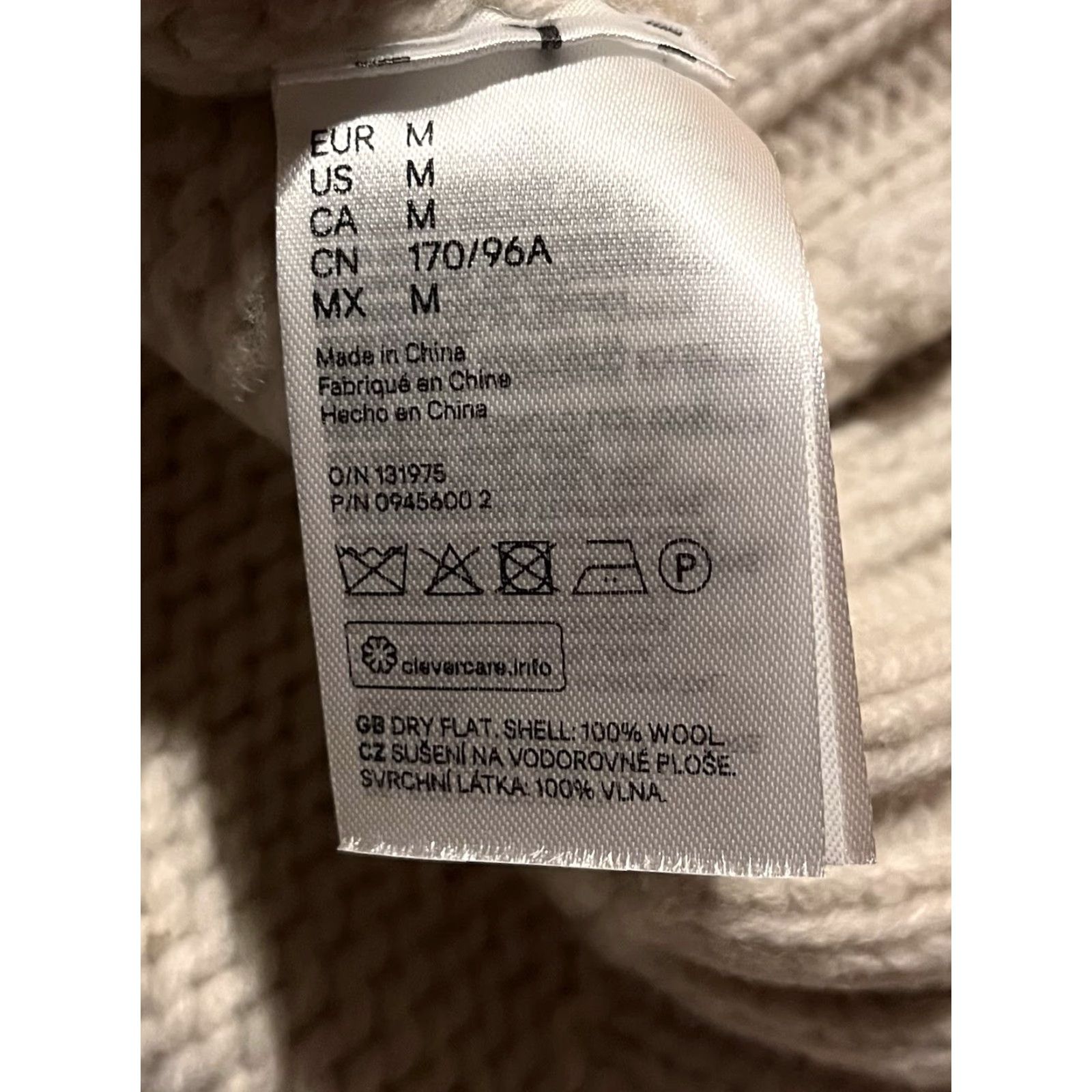 H&M H&M Sleeveless V-Neck Wool Sweater Women’s Medium Beige Size M / US 6-8 / IT 42-44 - 7 Thumbnail