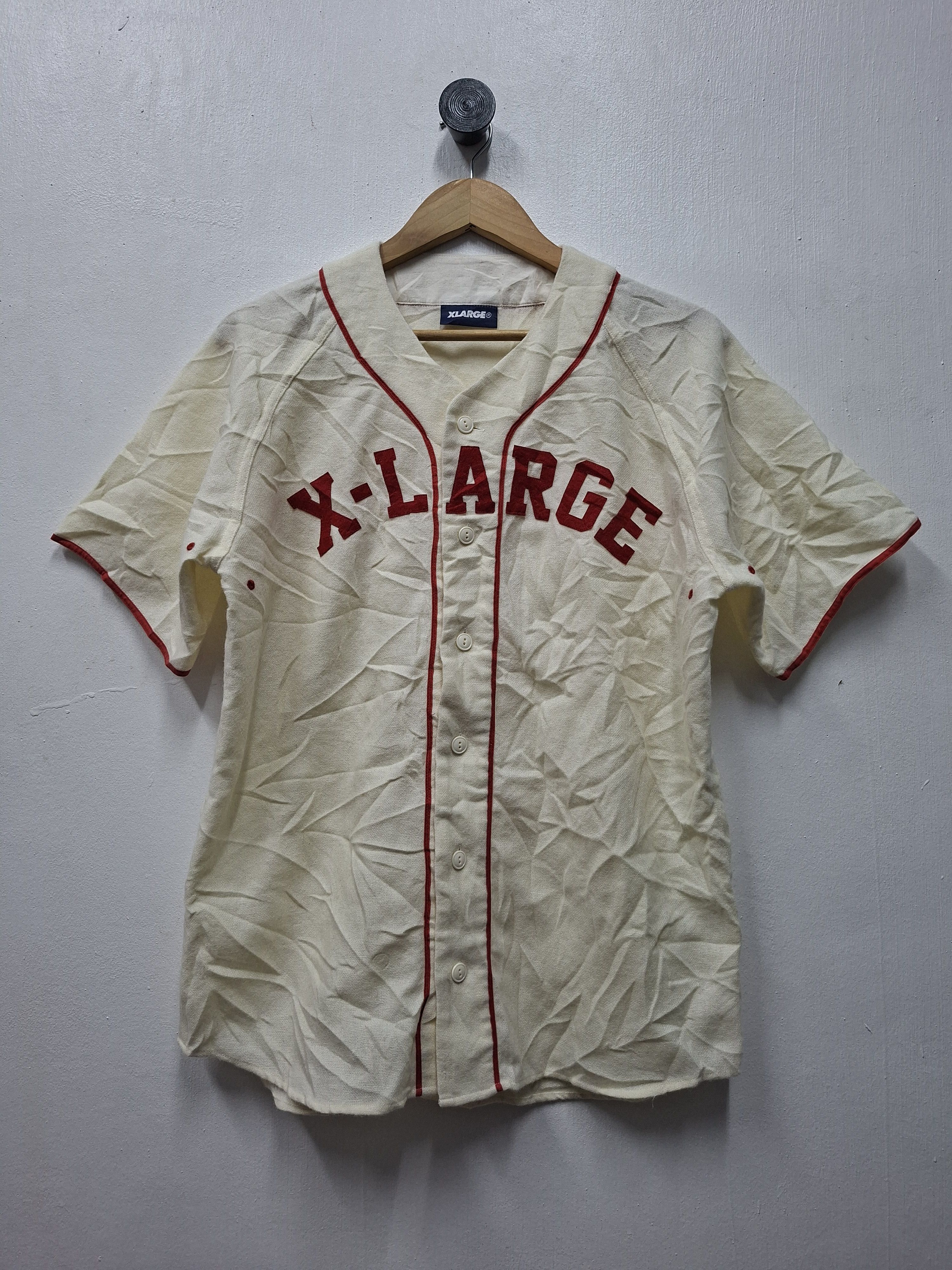 Xlarge X-Large Wool Baseball Jersey Size US L / EU 52-54 / 3 - 1 Thumbnail
