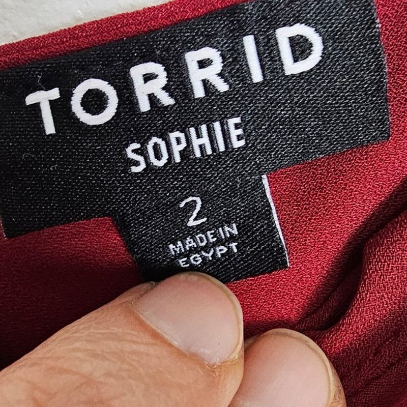 Torrid Torrid Womens Sophie Flowy Tank Plus Size 2X Minimalist Size XXL / US 16-18 / IT 52-54 - 5 Thumbnail