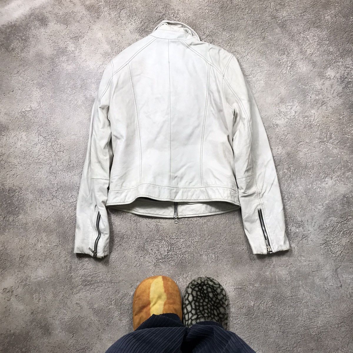 Genuine Leather VINTAGE Y2K LEATHER JACKET JAPAN CASUAL STREETWEAR 90s Size M / US 6-8 / IT 42-44 - 5 Thumbnail