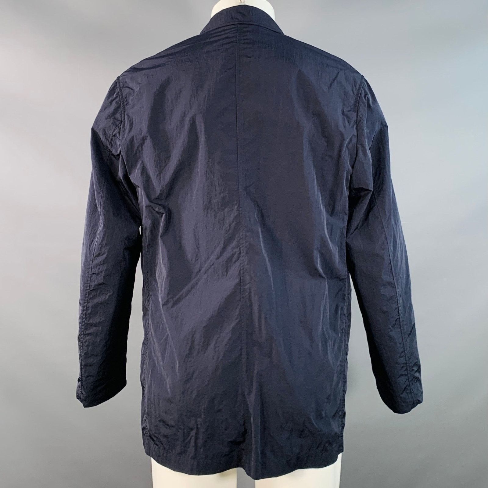 Other SUPERTHANKS M Navy Nylon Single Breasted Buttoned Jacket Size US M / EU 48-50 / 2 - 3 Thumbnail