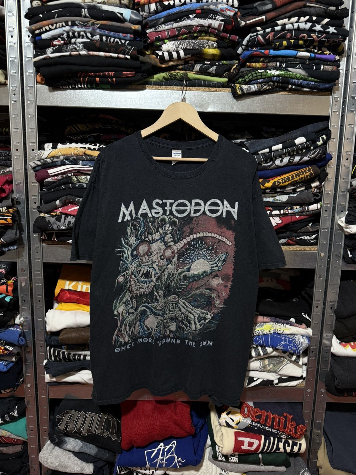 Band Tees Vintage Mastodon 2014 One More Round The Sun Tour T-Shirt Size US XXL / EU 58 / 5 - 1 Thumbnail