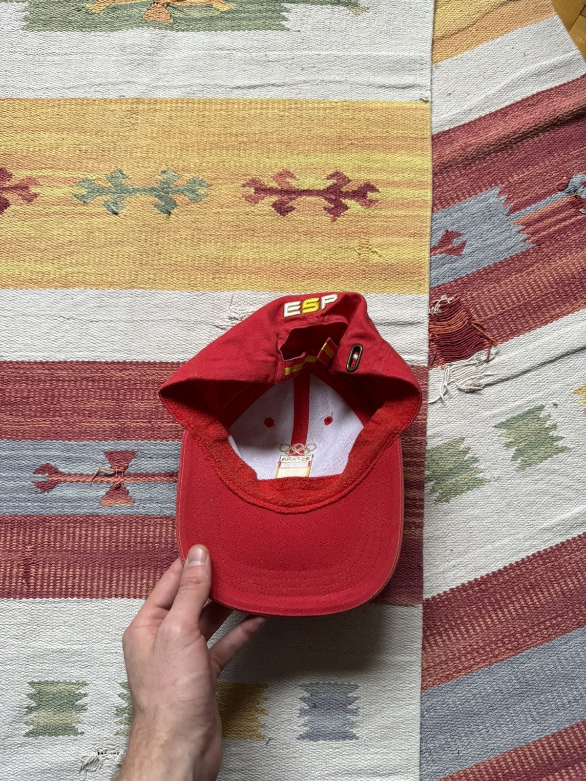 USA Olympics Vintage 00’s Spain y2k Olympic Team Red Hat Size ONE SIZE - 5 Thumbnail