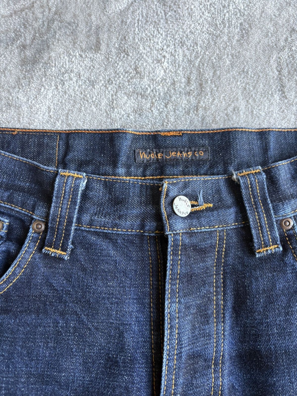 Nudie Jeans Nudie Jeans Straight Alf Denim Dry Heavy Size US 31 - 3 Thumbnail
