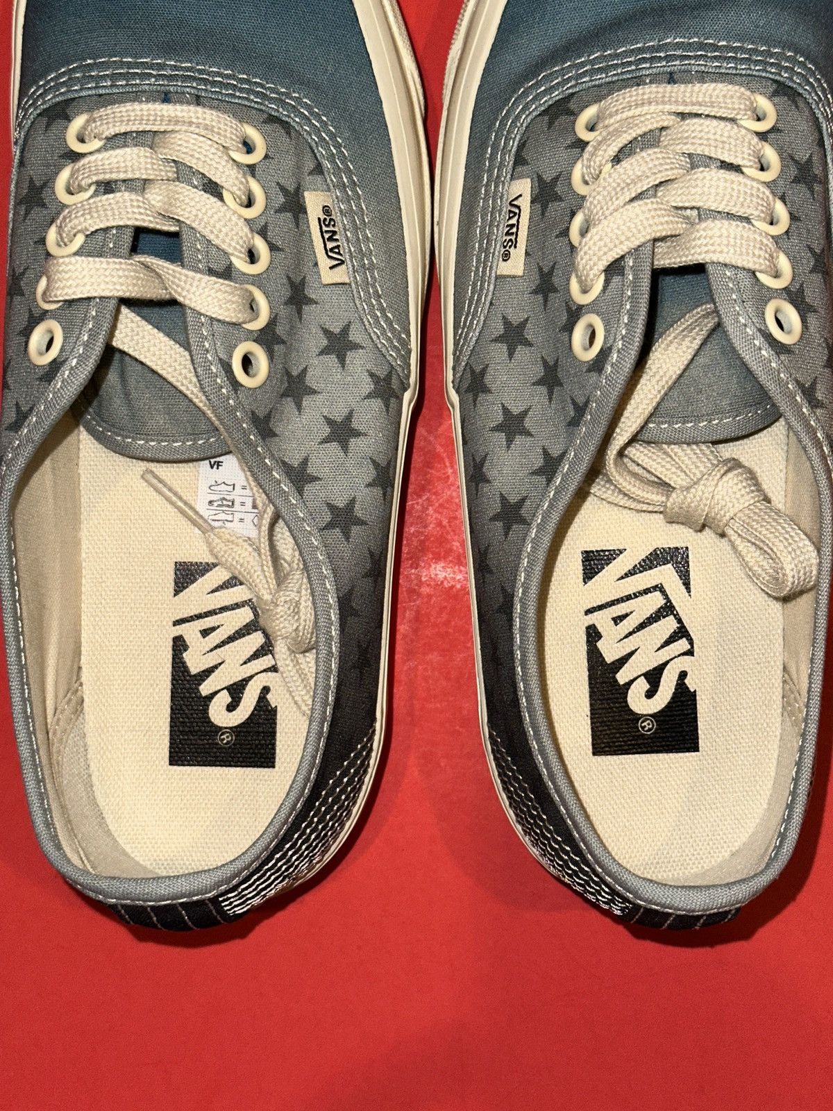 Vans Vans Authentic 44 LX Echoes Men 6.5 Women 8 Grey Blue Stars Size US 6.5 / EU 39-40 - 5 Thumbnail