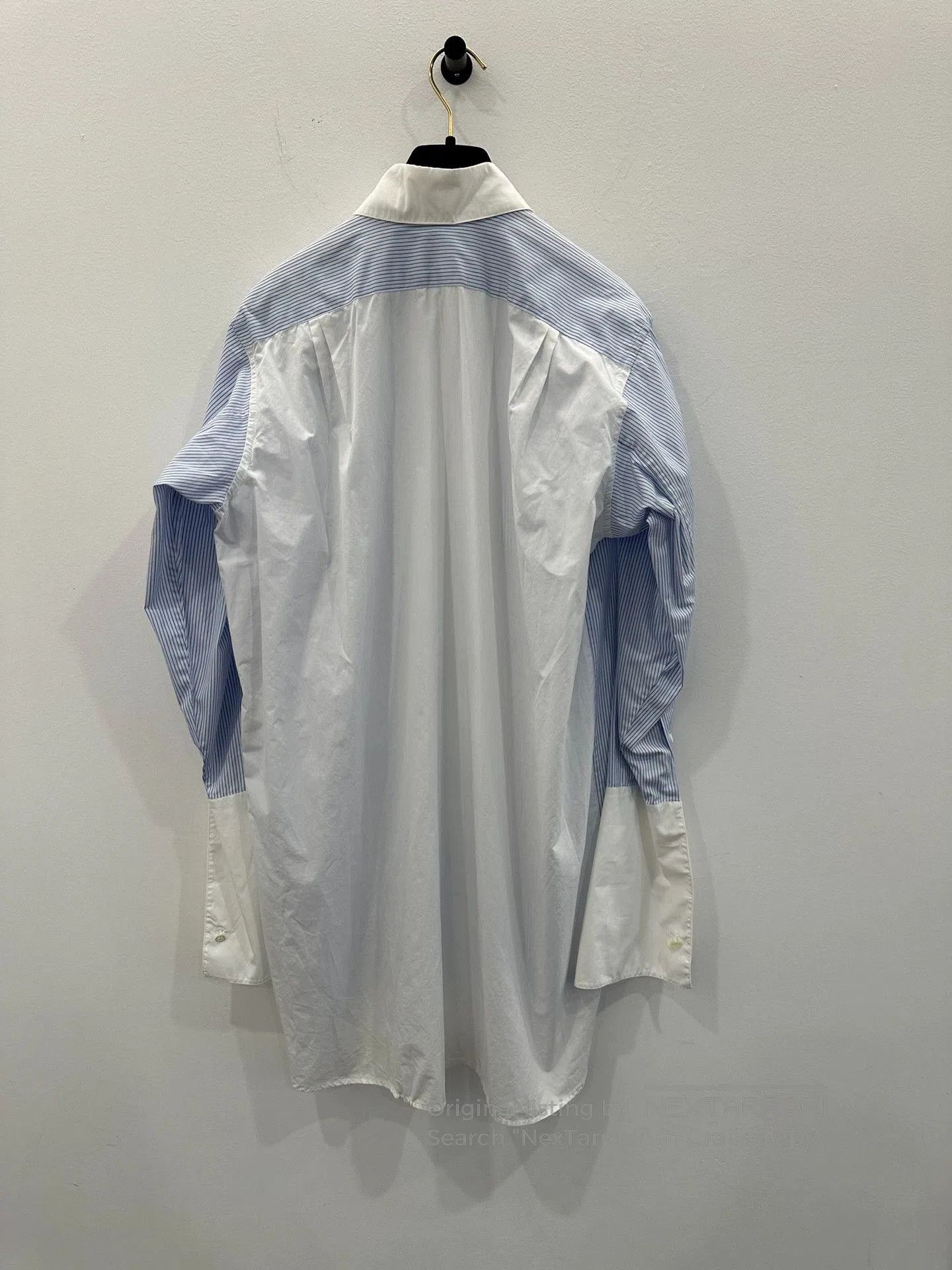 Loewe white and blue striped button-up shirt. Size US S / EU 44-46 / 1 - 3 Thumbnail