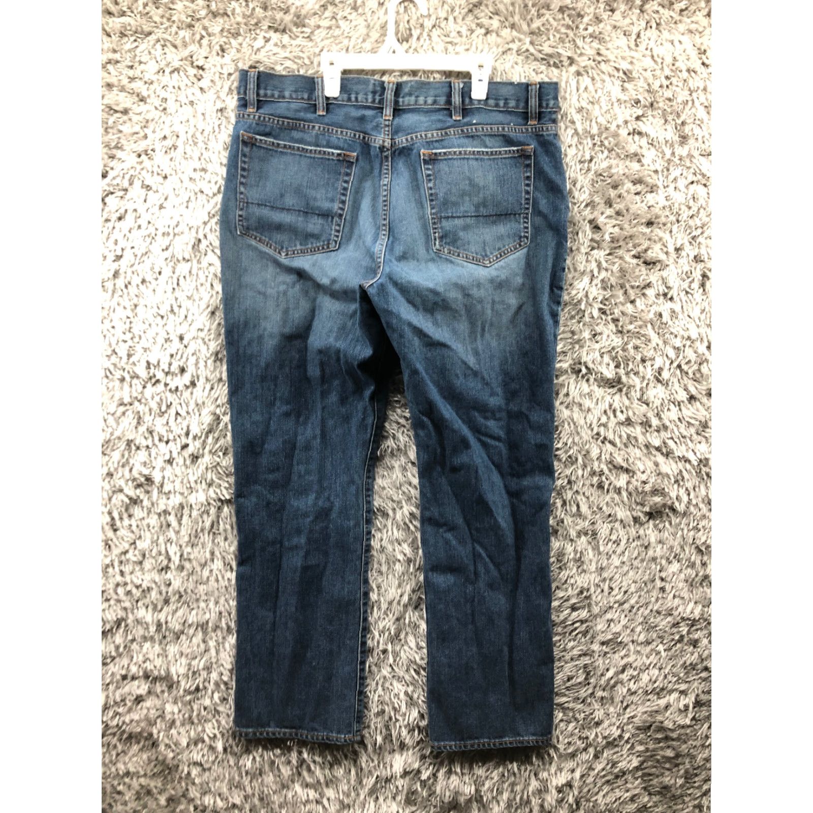 J.Crew J.Crew Jeans Size 38x32 Mens Mid Rise Straight Leg Dark Wash Blue Denim Size US 38 / EU 54 - 5 Thumbnail