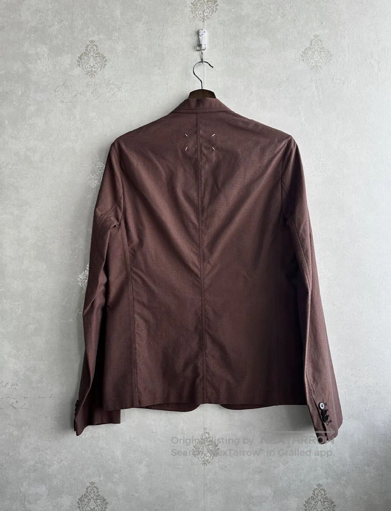 Maison Margiela Maison Margiela Gun-barred collar suit jacket| Size 46R - 3 Thumbnail