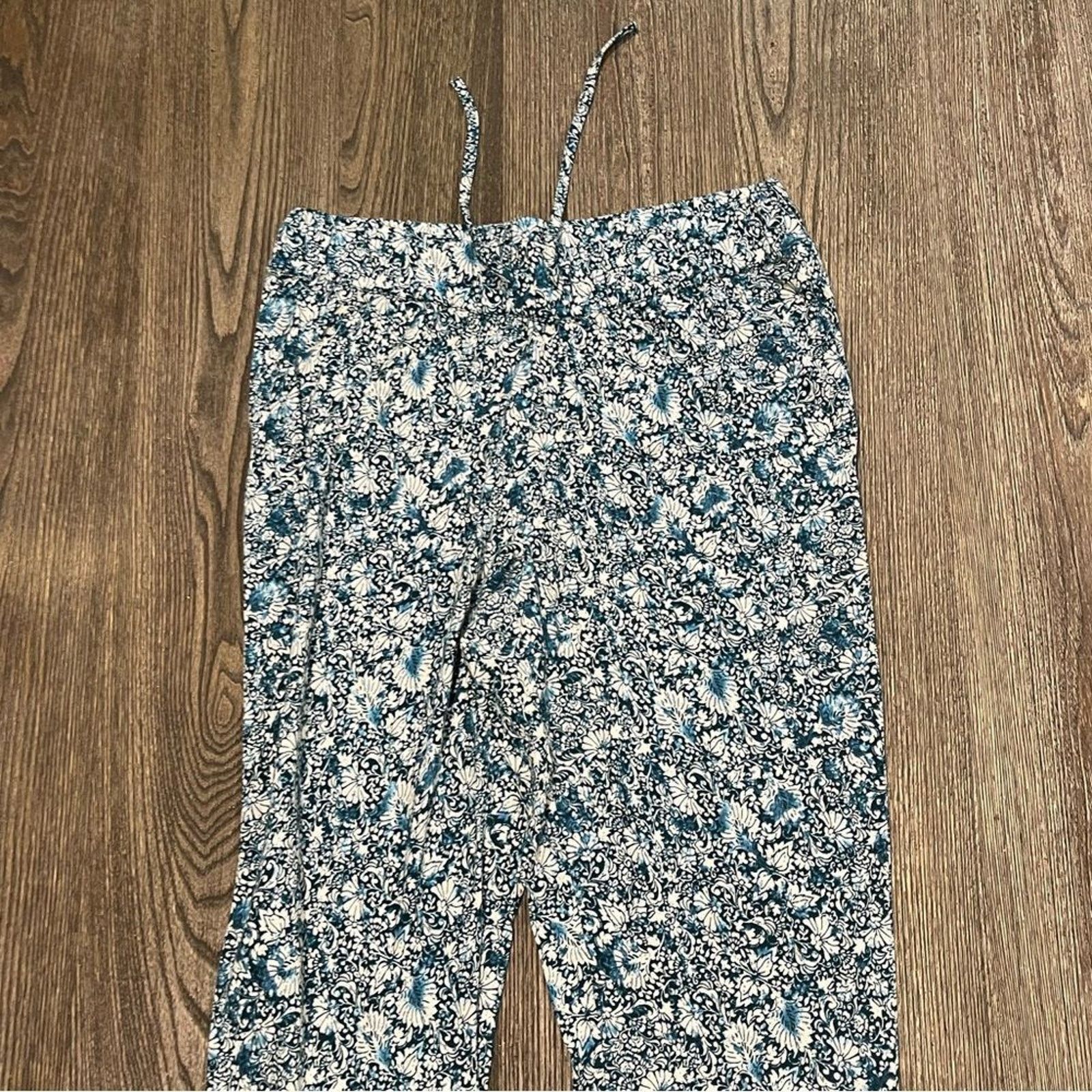 J. Jill NWOT J. Jill Jogger Pants Floral High Rise Elastic Size S Size 26" / US 2 / IT 38 - 3 Thumbnail