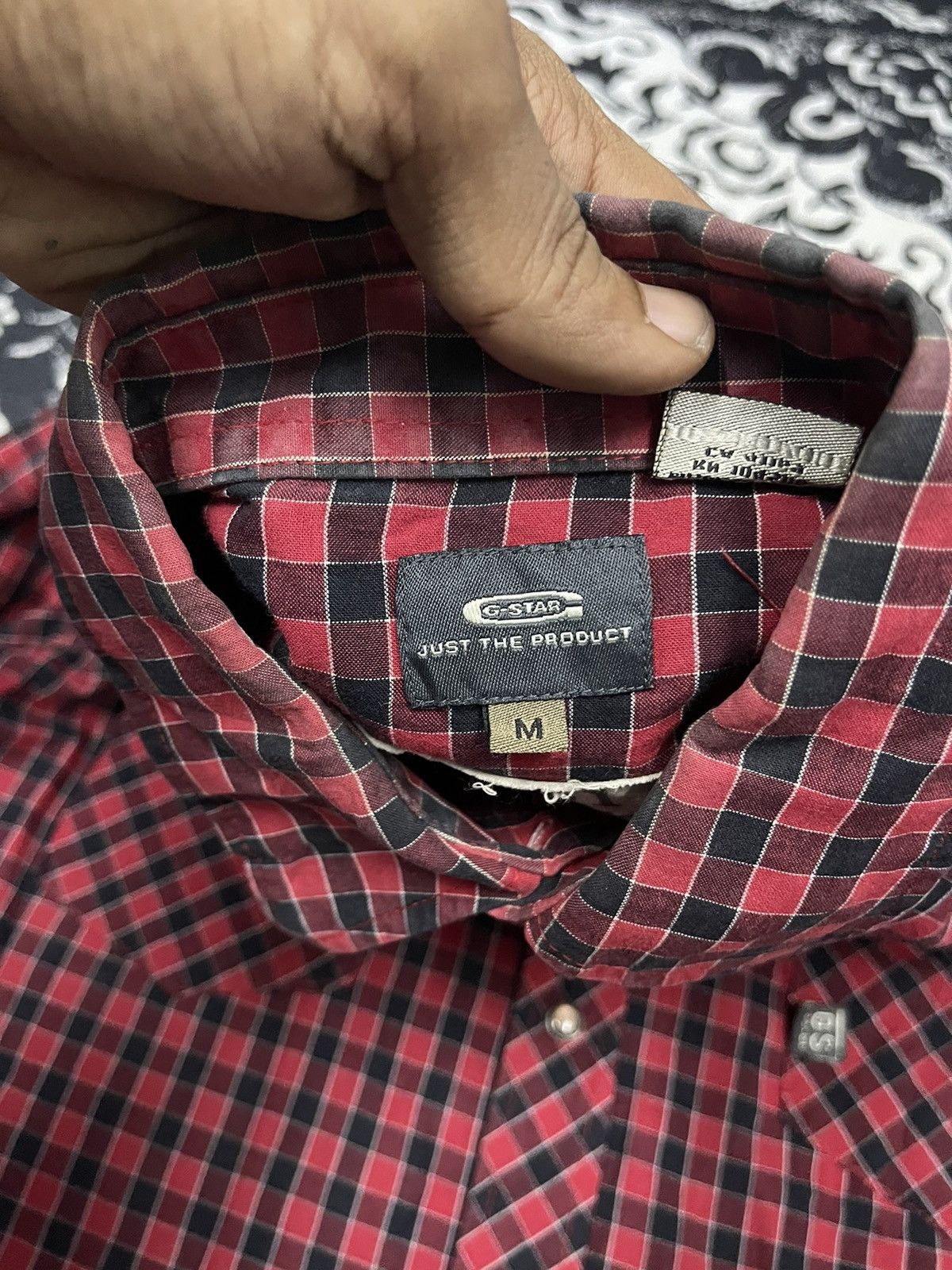 G-Star Y2K G STAR RAW BUTTON UP SHIRT BIG LOGO ON BACK Size US M / EU 48-50 / 2 - 11 Thumbnail