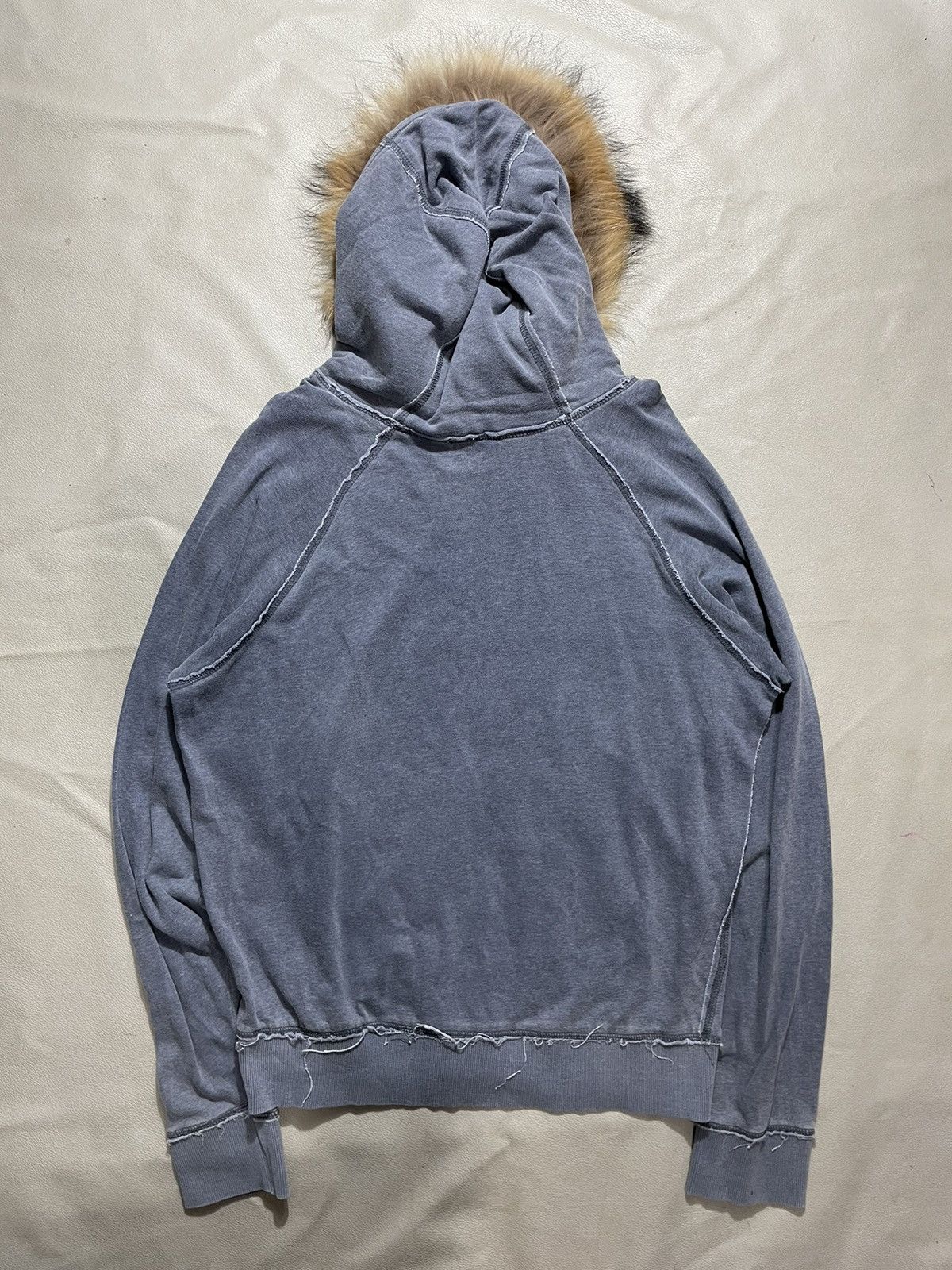 If Six Was Nine Japanese distressed Fur Hoodie ifsix lgb punks style Size US M / EU 48-50 / 2 - 2 Thumbnail
