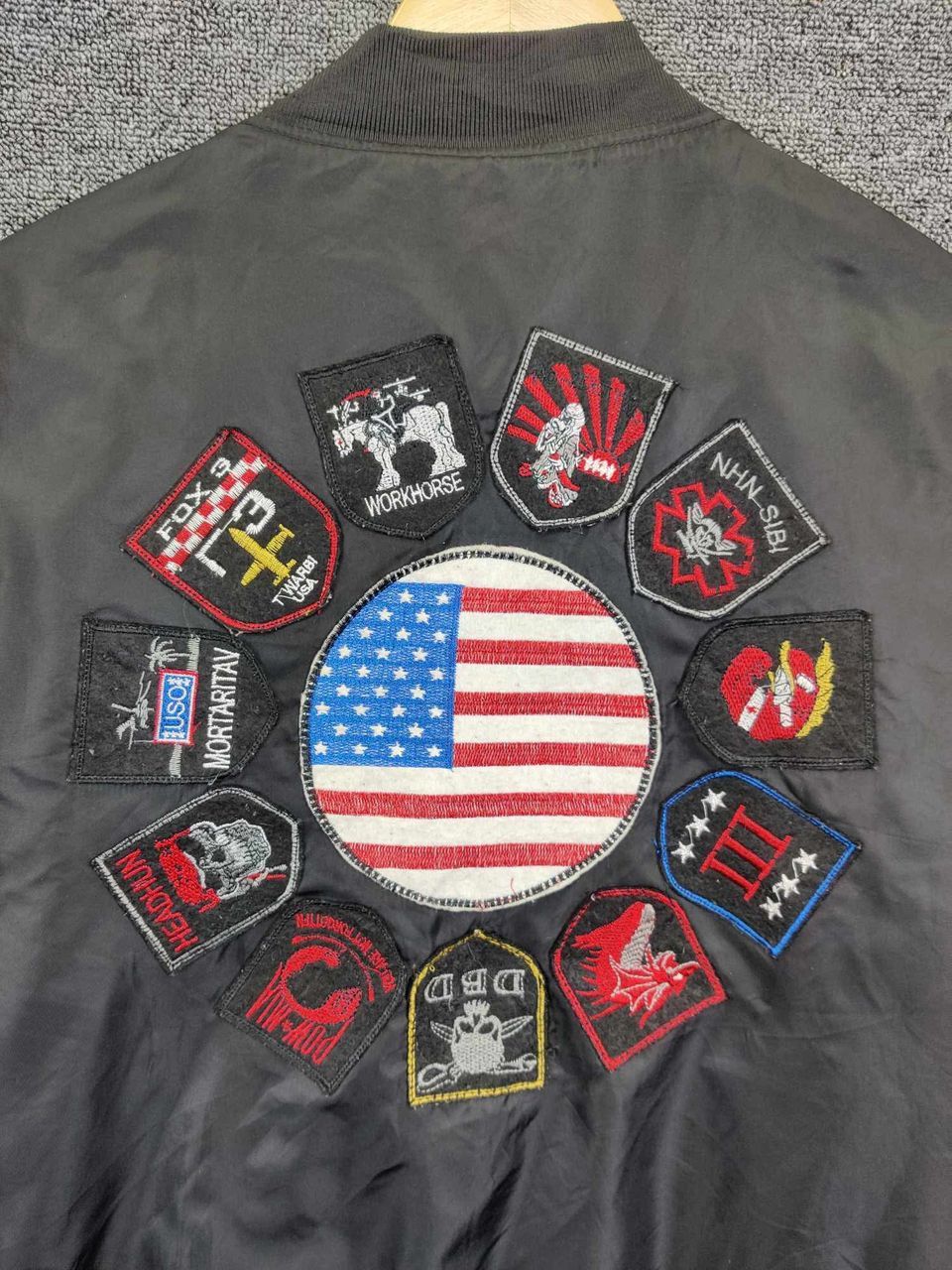 American Stitch Vintage American Stitch MA-1 Bomber Flight Jacket Size US L / EU 52-54 / 3 - 9 Thumbnail
