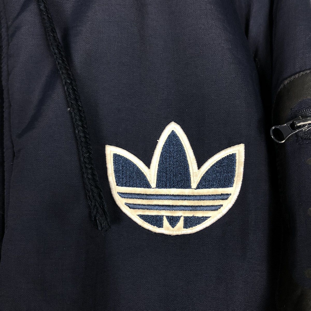 Adidas 🔥Vtg Biker Puffer Down Light Jacket Adidas Size US M / EU 48-50 / 2 - 17 Thumbnail