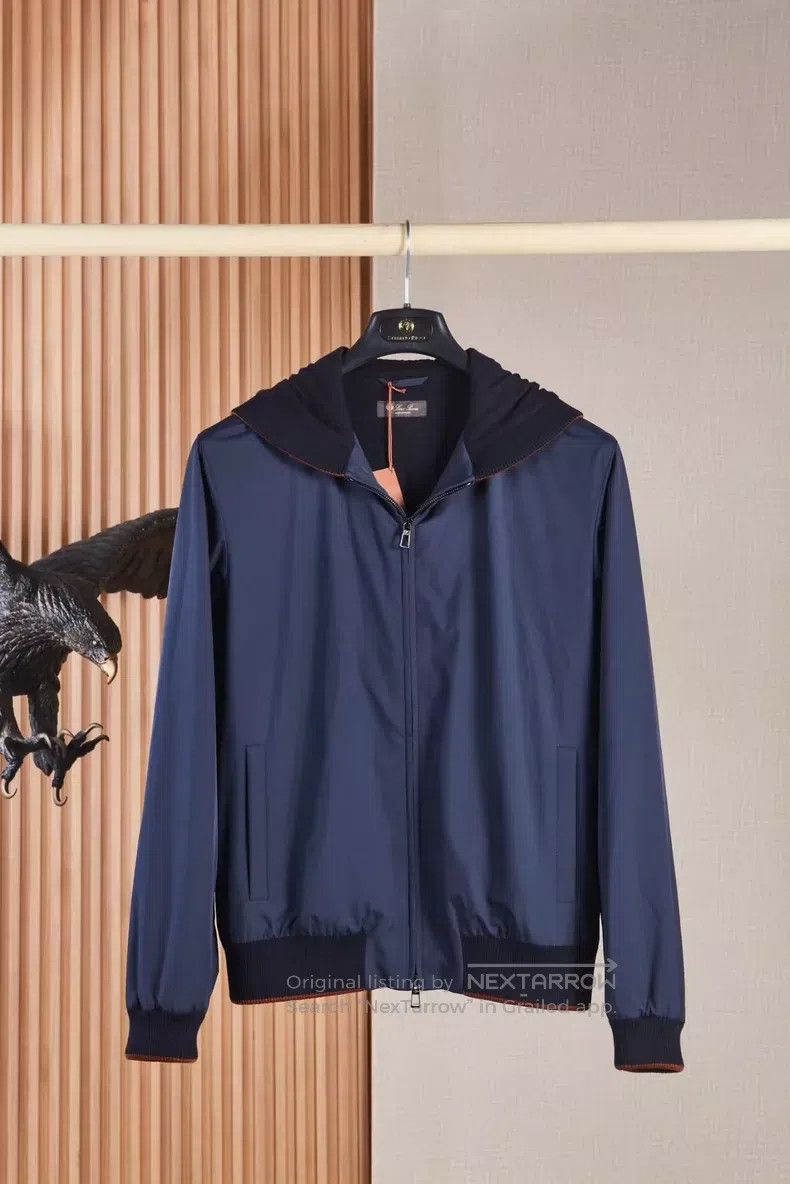 Loro Piana LORO PIANA Bomber Hooded Jacket Size US S / EU 44-46 / 1 - 1 Thumbnail