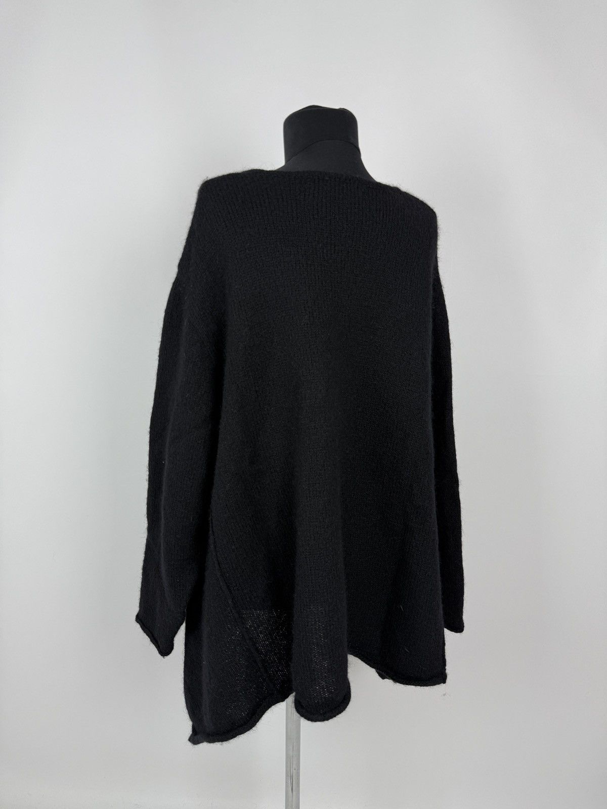 Other Barbara Speer Black Mohair Wool Blend Knit Tunic Sweater 2 Size M / US 6-8 / IT 42-44 - 3 Thumbnail