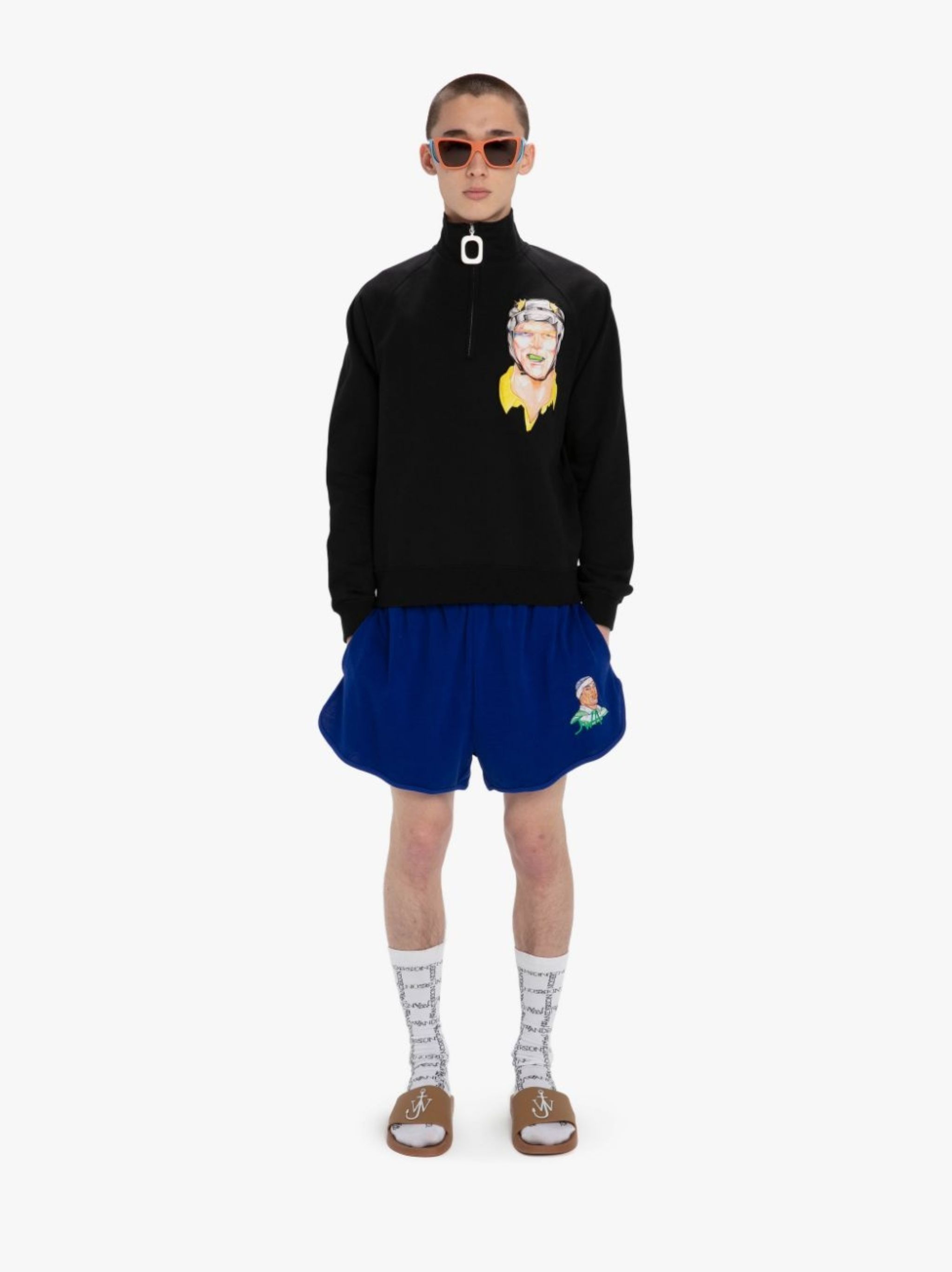 JW Anderson Rugby Applique Half-zip Sweater Size US M / EU 48-50 / 2 - 6 Thumbnail