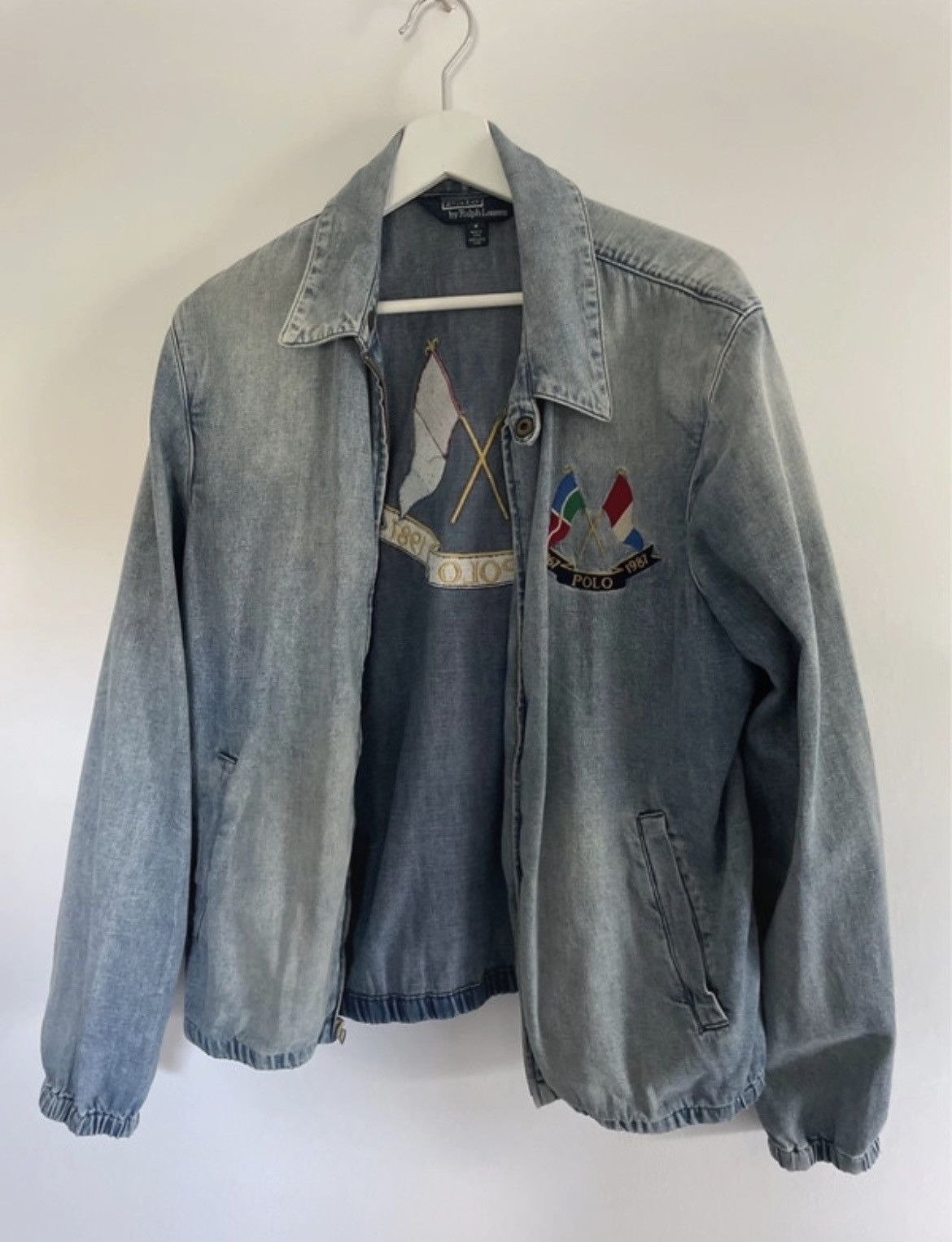 Polo Ralph Lauren × Ralph Lauren Polo Ralph Lauren Cross Flags Denim Jacket Size US M / EU 48-50 / 2 - 7 Thumbnail
