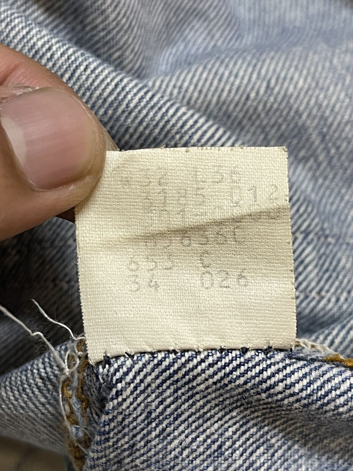 Levi's Vintage 80s Levis 501 Mud Wash Distress Style Jeans Size US 30 / EU 46 - 11 Thumbnail