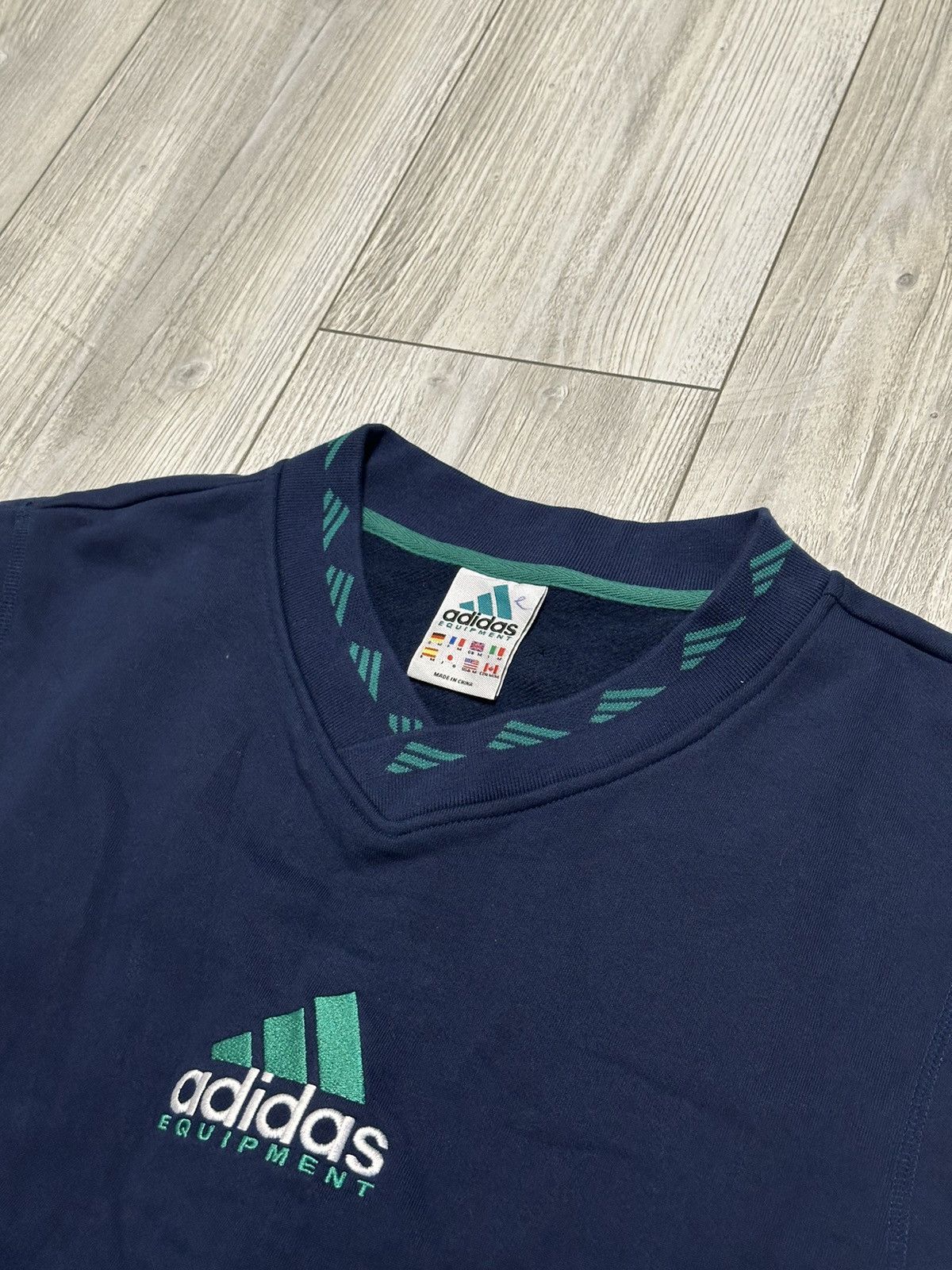 Adidas Adidas Equipment Big Logo Vest 90’s Drill Y2K Size US M / EU 48-50 / 2 - 2 Thumbnail